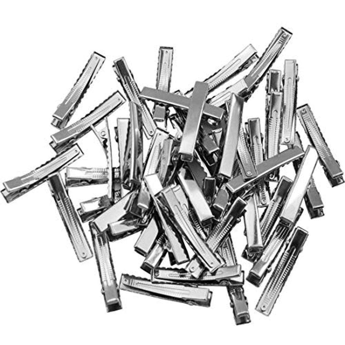 DIY Crafts Pack Of 20 Pcs, Hair Clips, 1-3/4 Inch (45 Mm)- Hair Clips Single Prong Metal Alligator Cli (Pack Of 20 Pcs, Hair Clips)