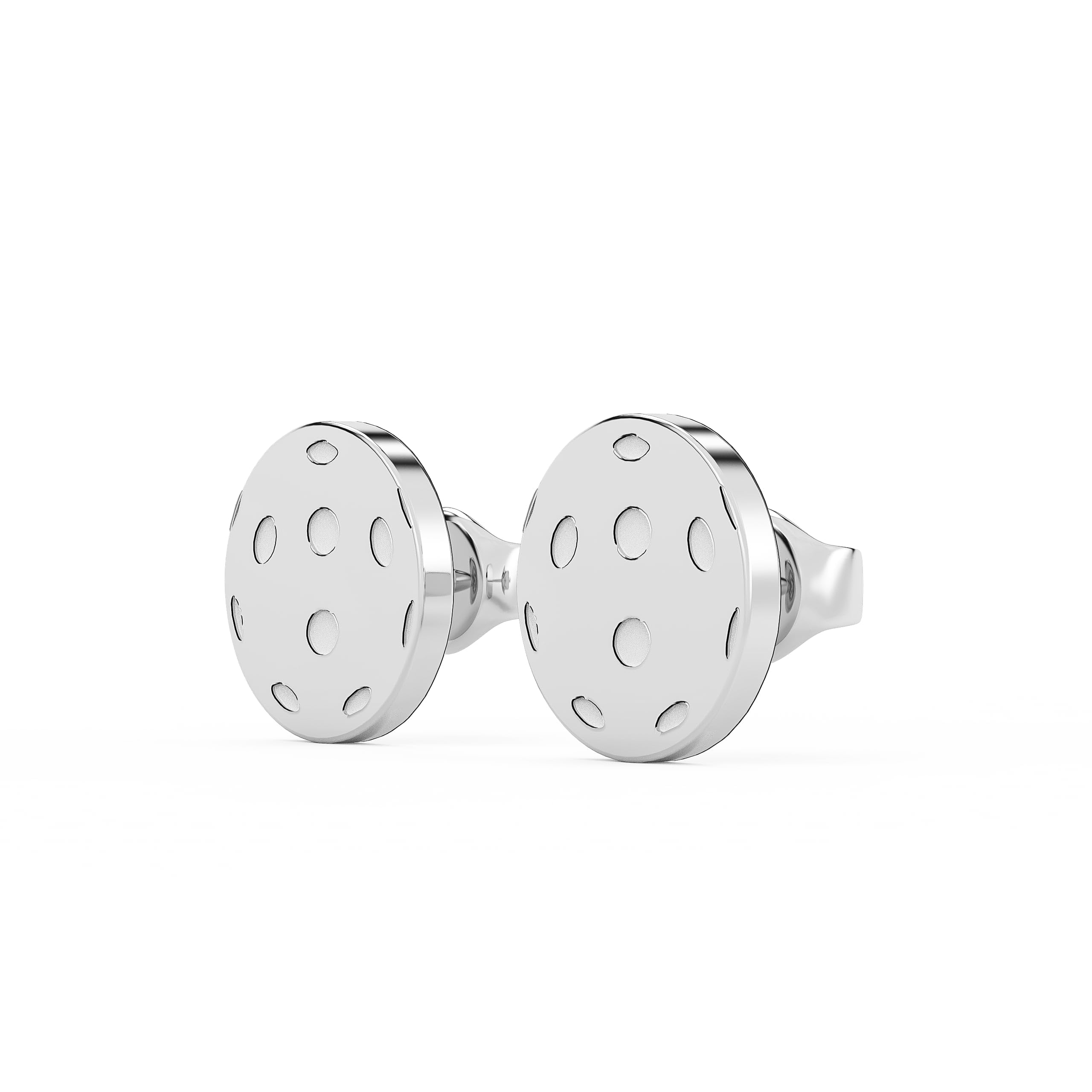 Pickleball BALL Earrings - Gold and Silver Pickleball Jewelry & Accessories for Women, Pickleball Gifts, Gear, & Enhancements (Silver) 1