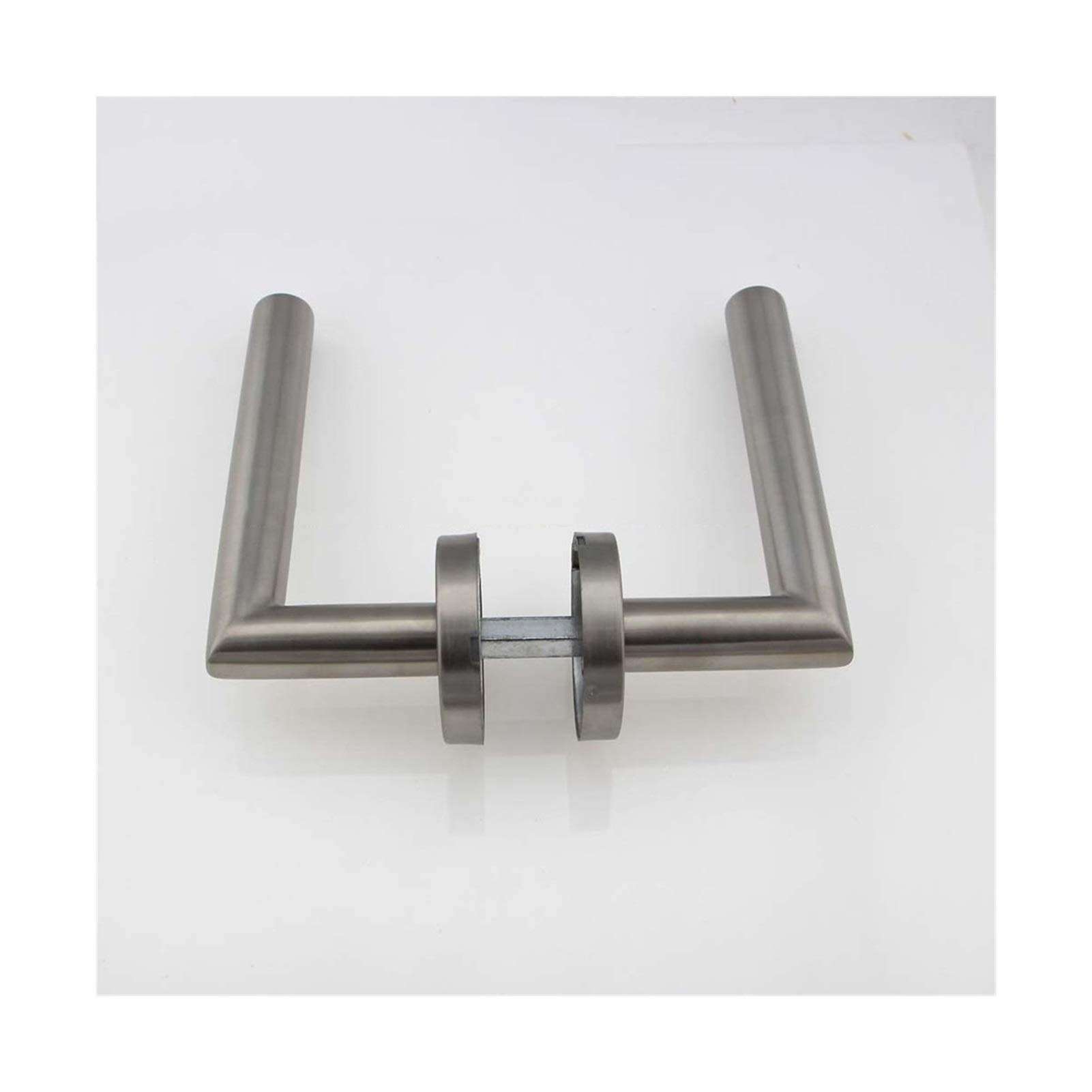 WSZMD Closet Passage Door Locks Modern Stainless Steel Entry Door Lever Handles,Right Angle Tubehandle,Door Handle，Stainless Steel Door Lever 4
