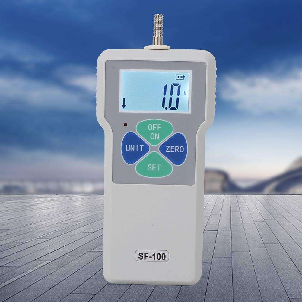 Digital Force Gauge Push,SF-100N Portable High Digital Force Gauge Push and Pull Tester Dynamometer Force Gauge with Large LCD Display for Lab Force Test Destructive (US Plug) 6