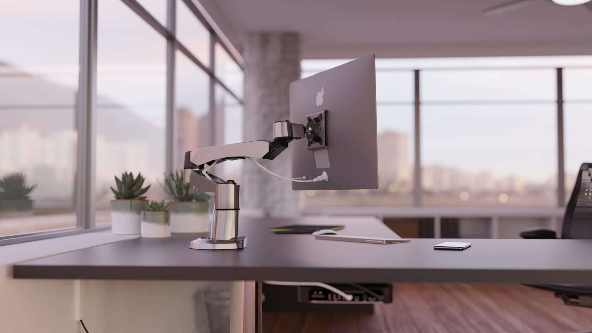 HumanCentric VESA Mount Adapter Compatible with iMac 24" (Aluminum), iMac 27" (2009, 2010, 2011), LED Cinema Display, Thunderbolt Displays, Replaces Bracket MD179ZM/A, Does Not Work with 2021 iMacs 5