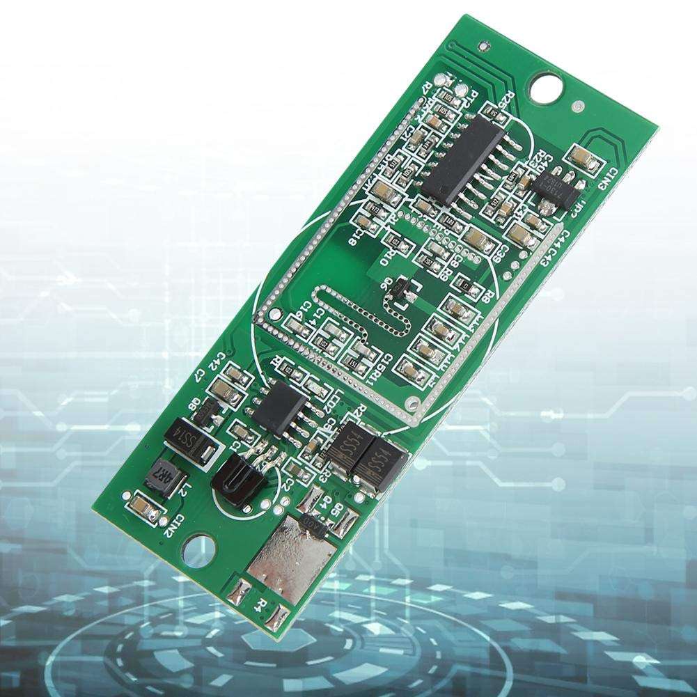 Oumefar 3.7V 7.4V Microwave Radar Solar Light Controller Solar Lamp Circuit Board Control Sensor Module for Solar Lights 6