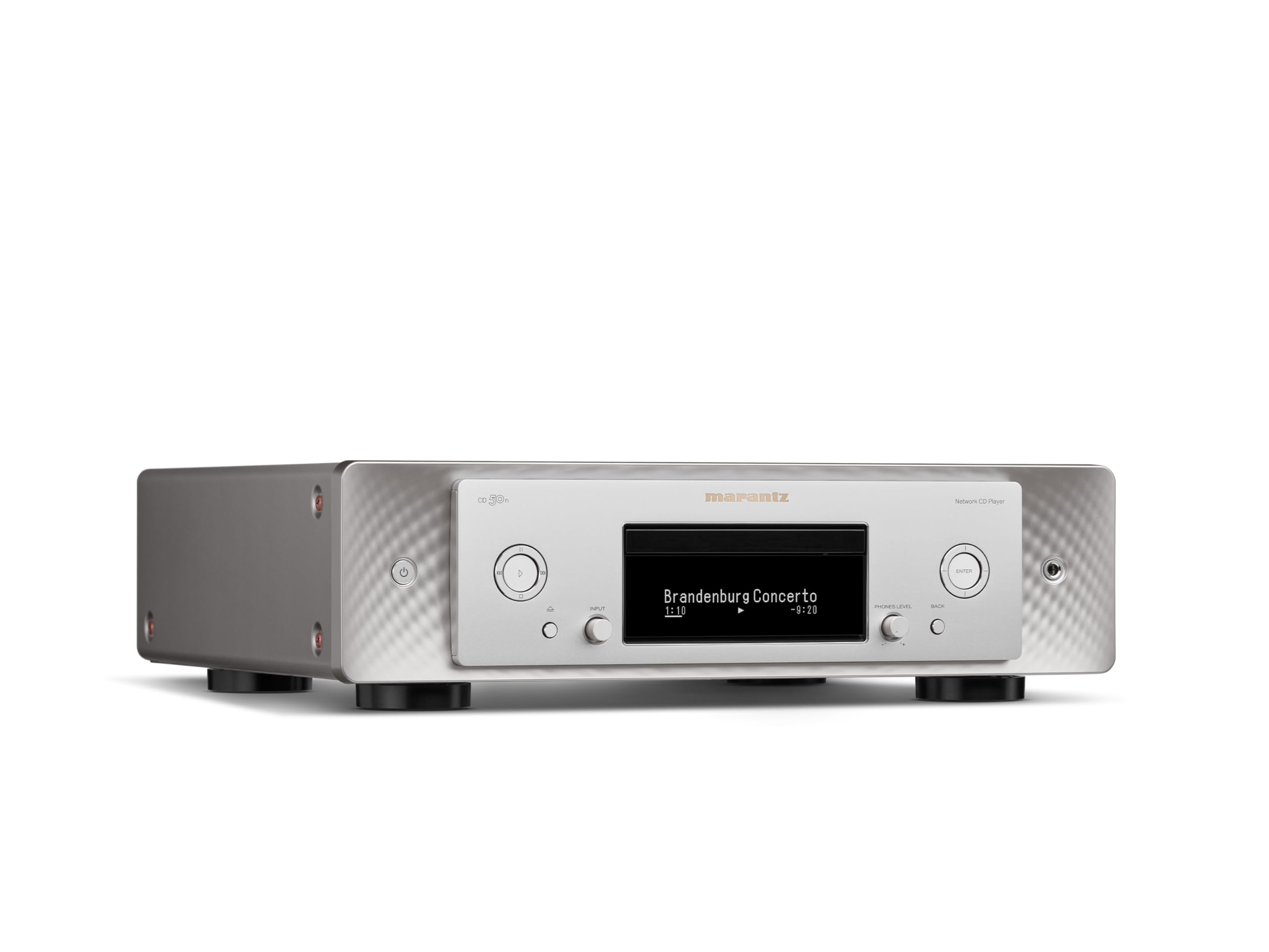 Marantz CD 50n High-Resolution Network Digital Audio and CD Player (Silver/Gold) 4