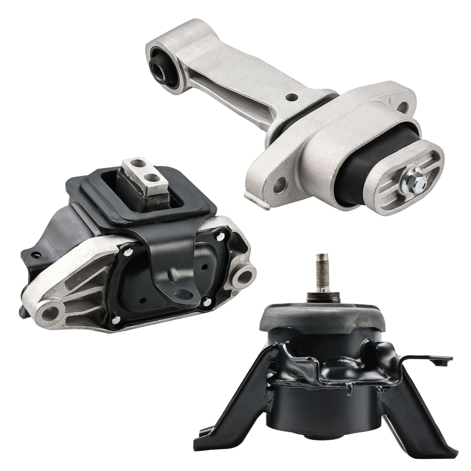 JDMON 3Pcs Engine Motor & Transmission Mount Kit Replacement for Hyundai Sonata 2.0L 2.4L 2015 2016 2017 2018 2019 Compatible with A61001, 21810C1020, A71085, 21950C1100, A71099, 21830D4100 1