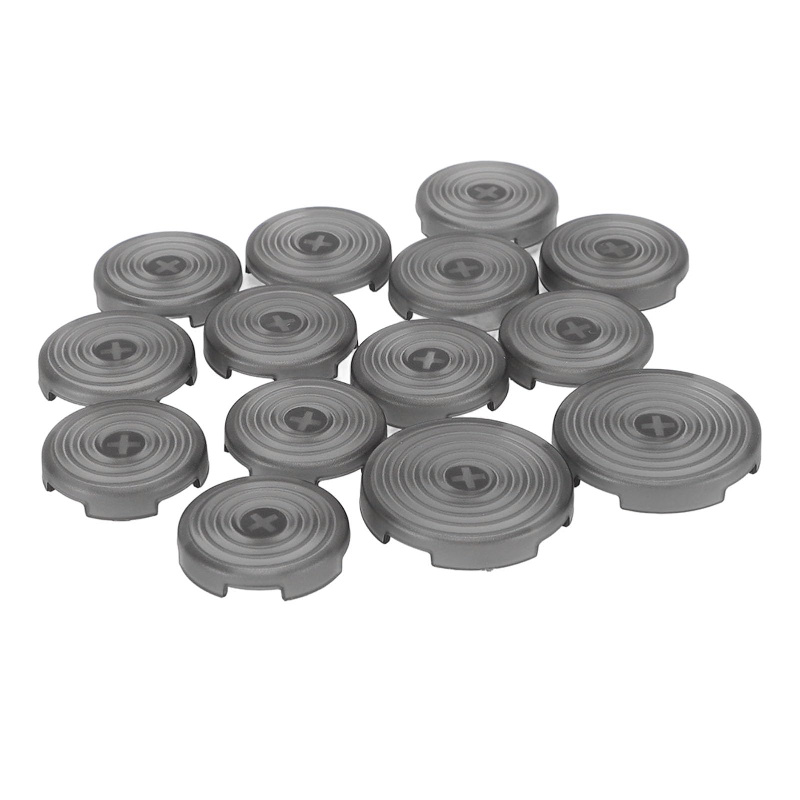 14 Pcs Fighting Game Keyboard Keycap, 22.5mm 28.5mm Fight Stick Key Cover for Replacement, for sallybox, for fightingbox, for slimbox, for flatbox (Black) 1