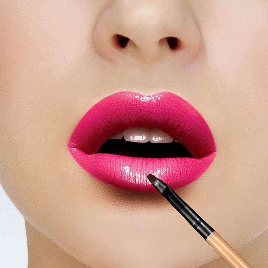 Digital Shoppy Makeup Brushes Set Eye Shadow Foundation Powder Eyeliner Eyelash Lip Make Up Brush Cosmetic Beauty Tool Kit - 15 Pieces Set (BLACK-GOLD) 3