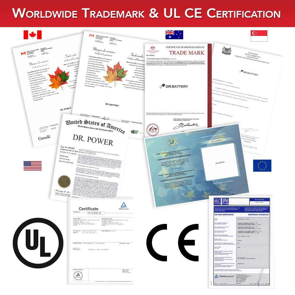 DR. BATTERY A41-X550A Battery Compatible with Asus A41-X550 F550 F450 X550 R510C A550 K550 P550 X550C X450 A550L X550J R510[14.4V/2200mAh/32Wh] 3