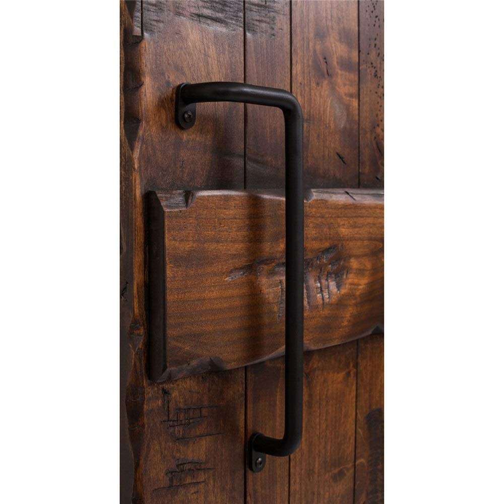 XLAHD Retro Iron Barn Door Handle Sliding Door Handle Hardware Accessories Gate HandlesCabinet Hardware 4