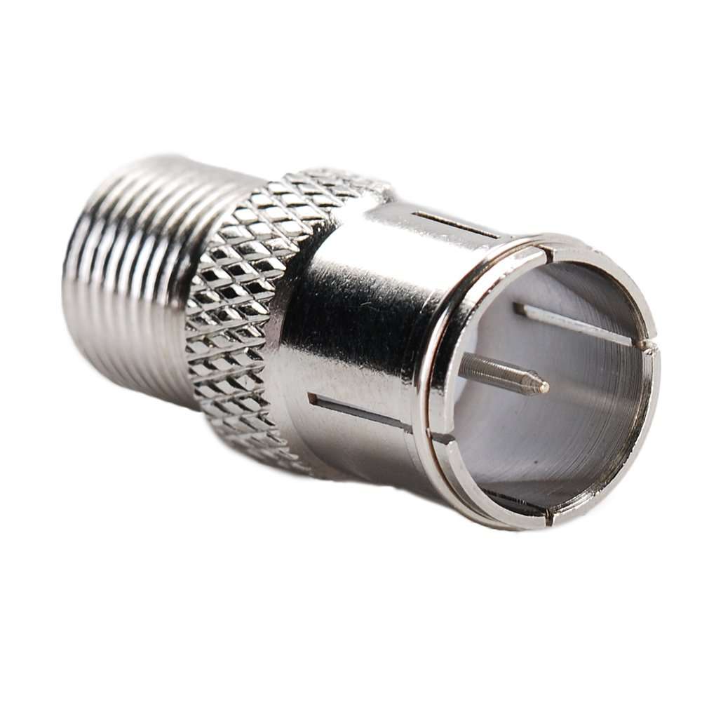 SaferCCTV Coaxial Cable Connector, F Type Push On Quick Coax Connectors Adapter for RVers Satellite Dish Cable TV Internet RV Trailer Coax Cable, 10Pcs 2