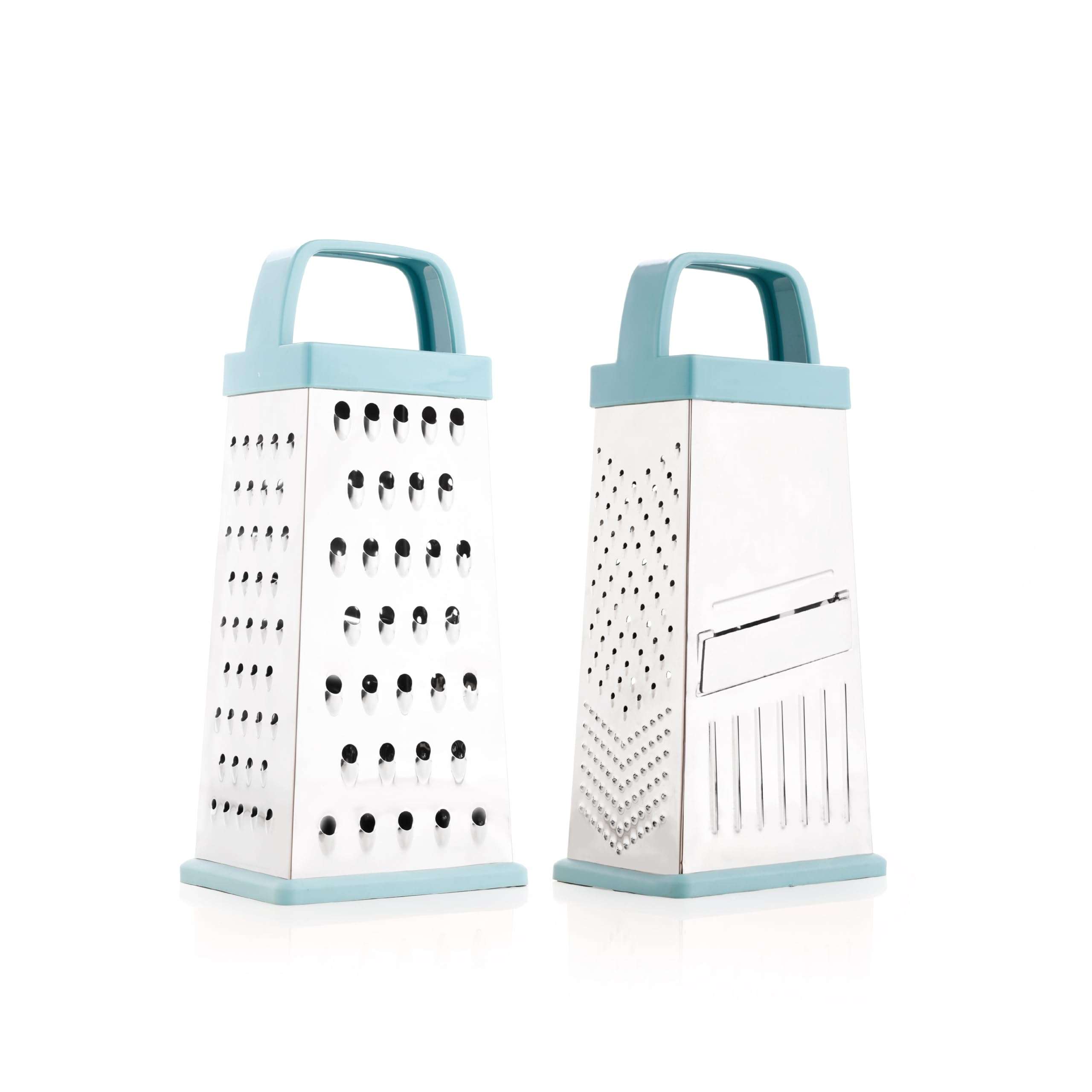 Ganesh Vegetable Grater & Slicer|Stainless Steel 5 in 1 Kitchen Chopper| Grater for Cheese|Vegetables|Ginger (Silver) 2