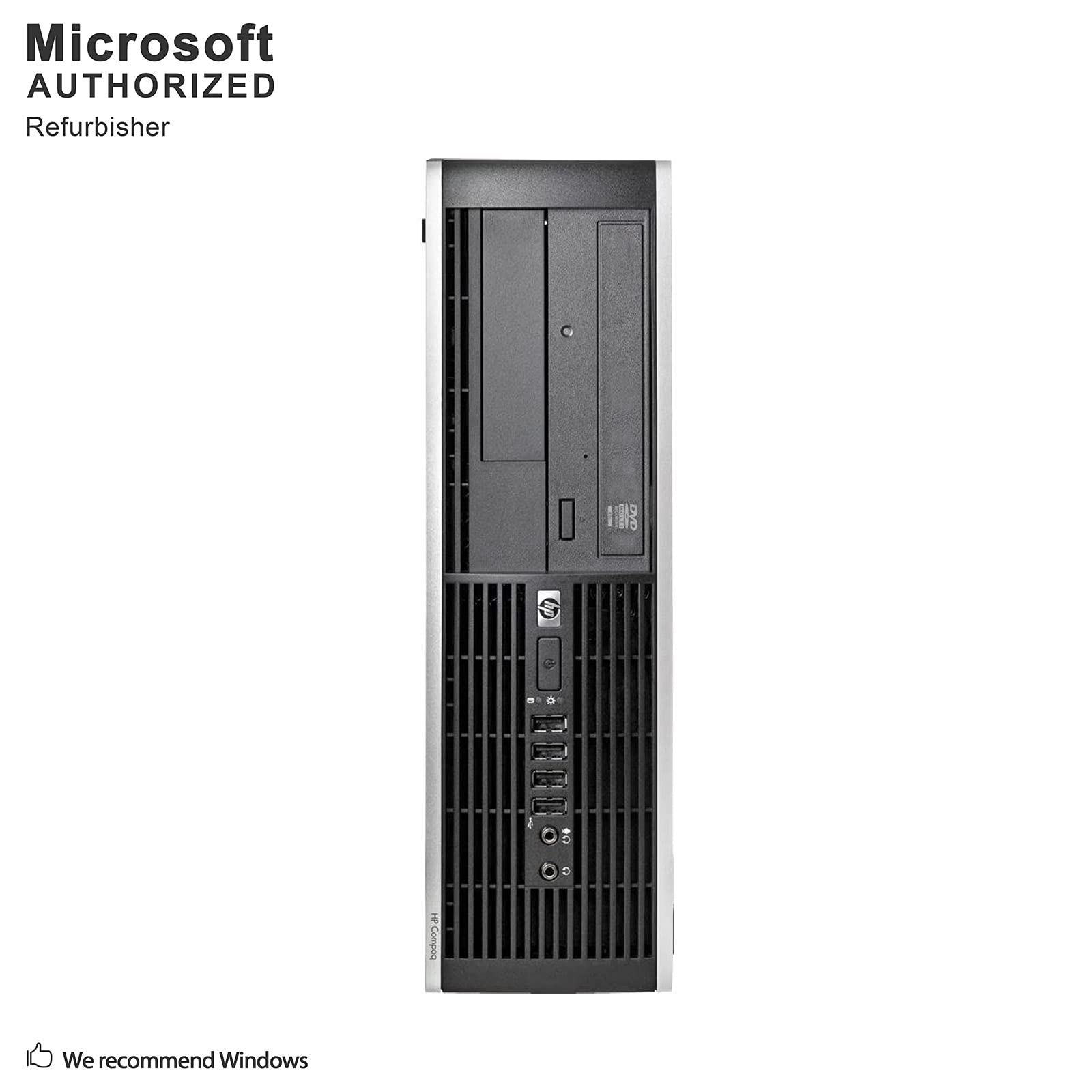 HP Campaq 6200 Pro Small Form Factor PC, Intel Core i3-2120 3.3GHz, 8G DDR3, 1T, DVD, WiFi, BT 4.0, Windows 10 Pro 64 Bit-Multi-Language Supports English/Spanish/French(Renewed) 2