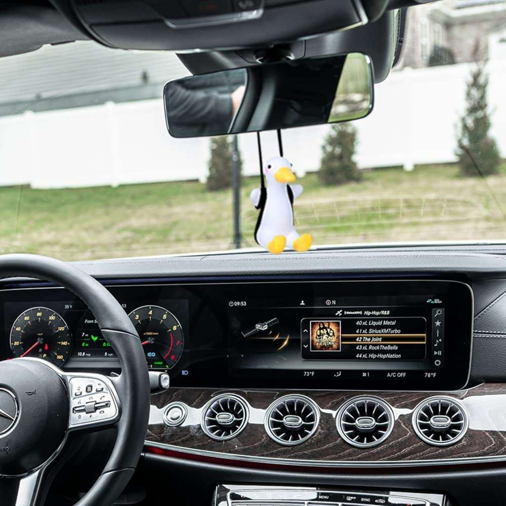 Bestrix Cute Swing Duck Car Rear View Mirror Hanging Decoration | Car Hanging Ornament 5