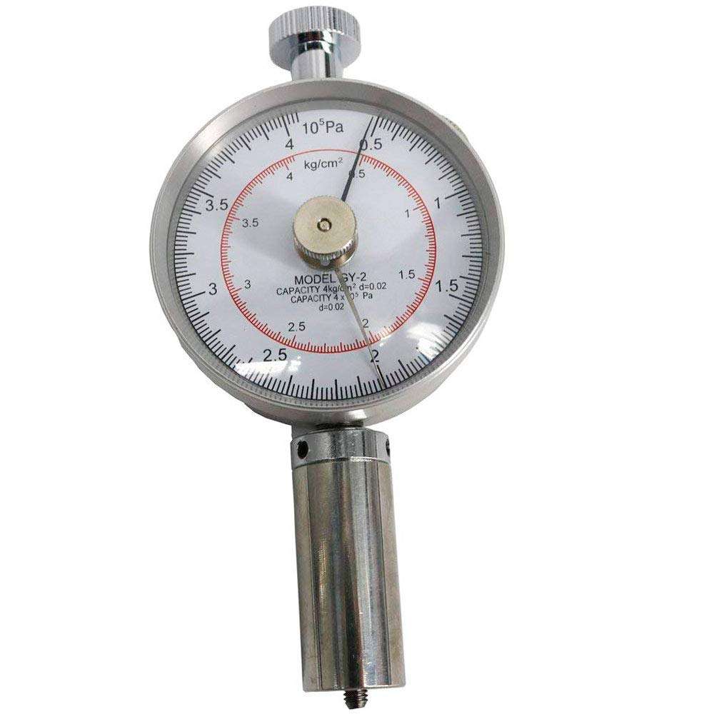 Tongbao GY-2 Fruit Penetrometer Sclerometer Fruit Hardness Tester Fruit Penetrometer Fruits Sclerometer Fruit Firmness Tester Hand Fruit Durometer 0.5-4kg/cm 2 (x10 5pa) Pressure Head 3.5mm 2