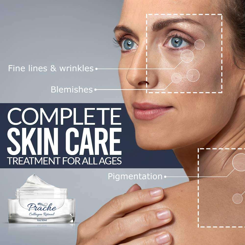 #1 Dermatologist Tested Prache Anti-Aging Collagen Retinol Cream & Prache Intensive Repair Serum (1 Each) – Remove Fine Lines and Wrinkles with Best Anti-Aging Skin Care Kits (Packaging may vary) 3