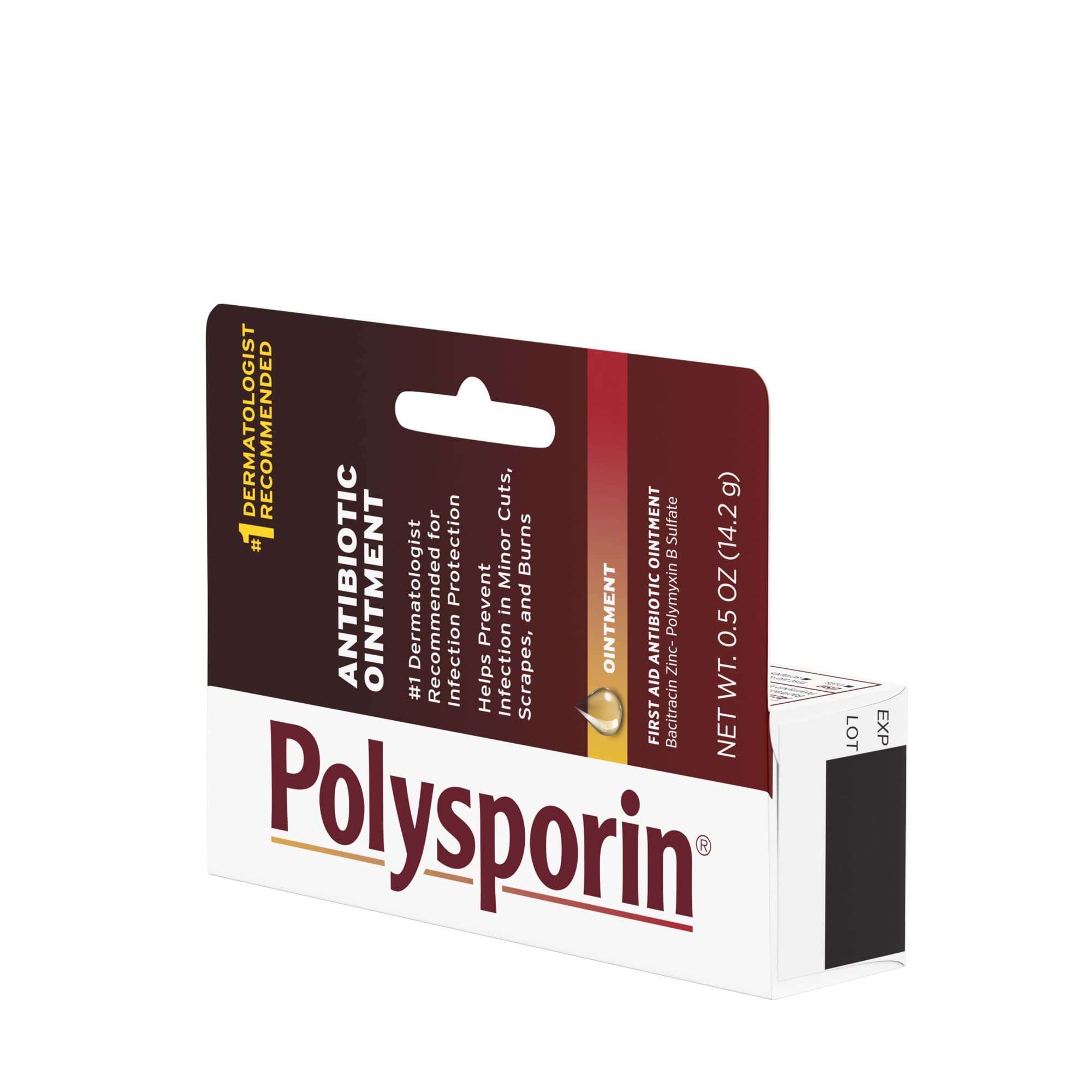 Polysporin First Aid Antibiotic Ointment, 0.5 Oz (Pack of 5) 6