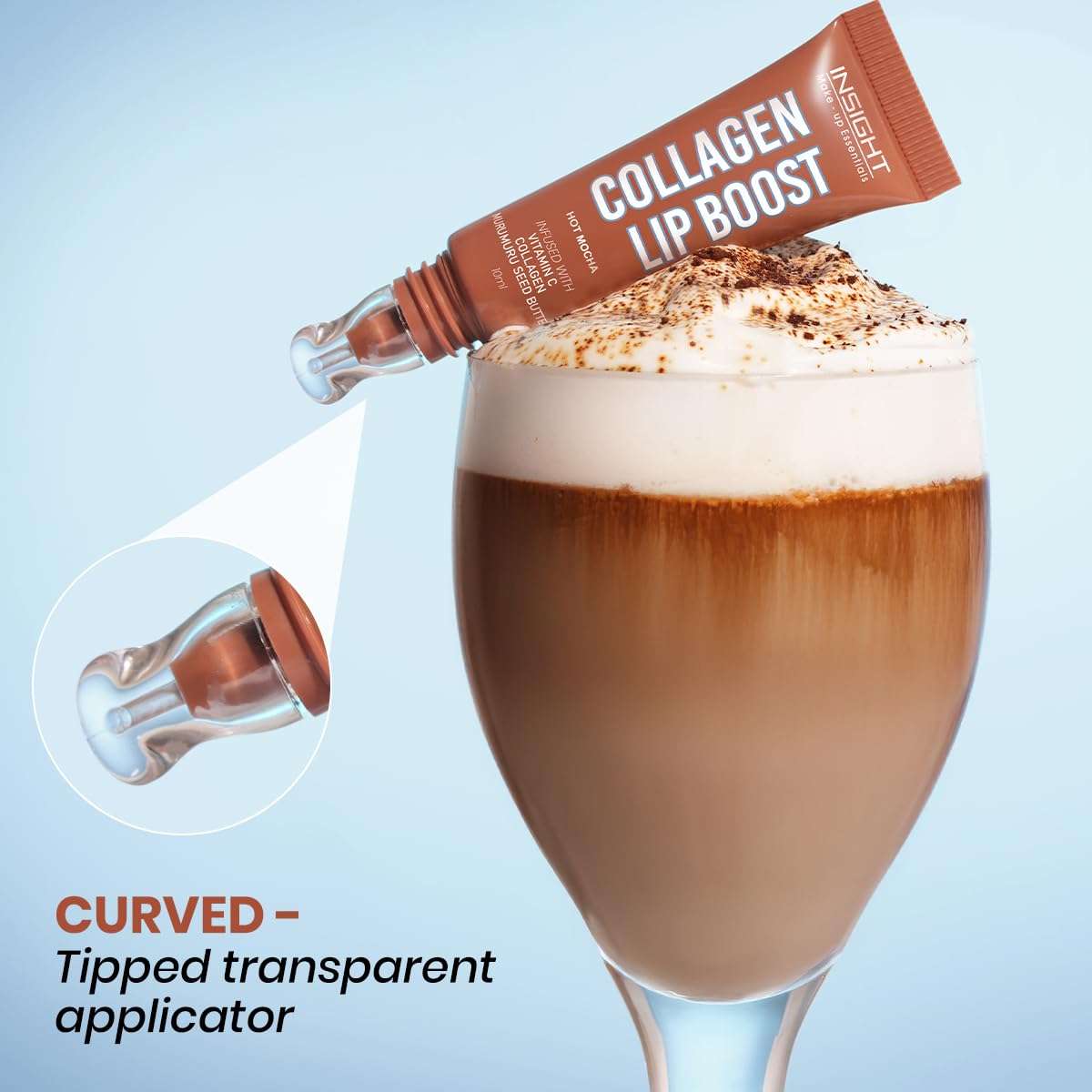 INSIGHT Collagen Lip Boost - Bubblegum (10g) |Glossy Non-Sticky Finish | Vitamin C & Hydrating Treatment | Long Lasting Moisturization | Lightweight Daily Lip Wear 5