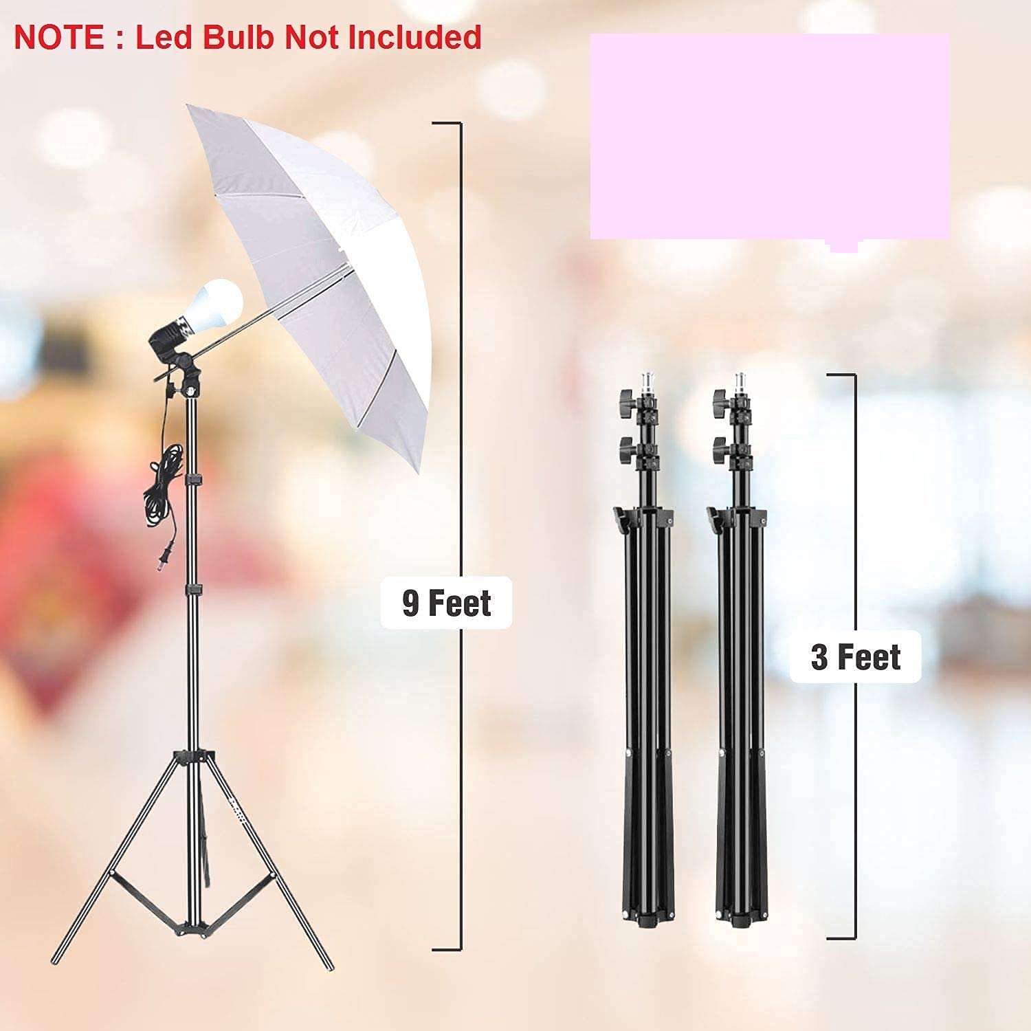 CAMROLITE Studio Home Umbrella Stand Setu (Single Holder kit Mark IV WOB) 3