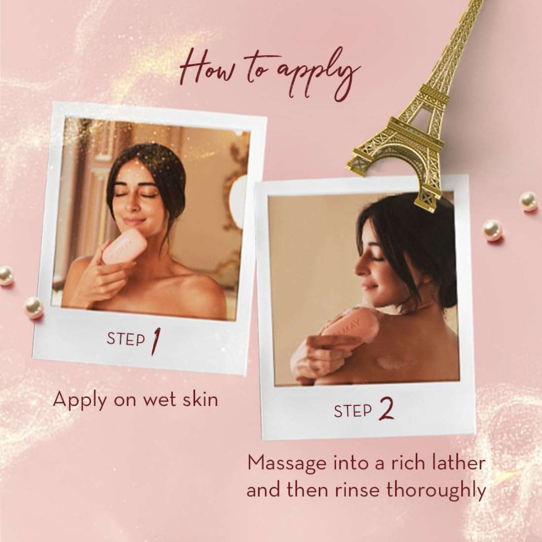 Camay Classic International Beauty Bath Bar | Beauty Bathing Soap|French Fragrance|For All Skin Types 125g|PO8 6