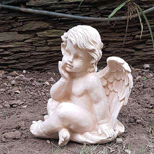 Wonderland 9 inch Height Angel/Cherub Statue (Home & Garden use Decor Table Garden Gift Gifting) 2