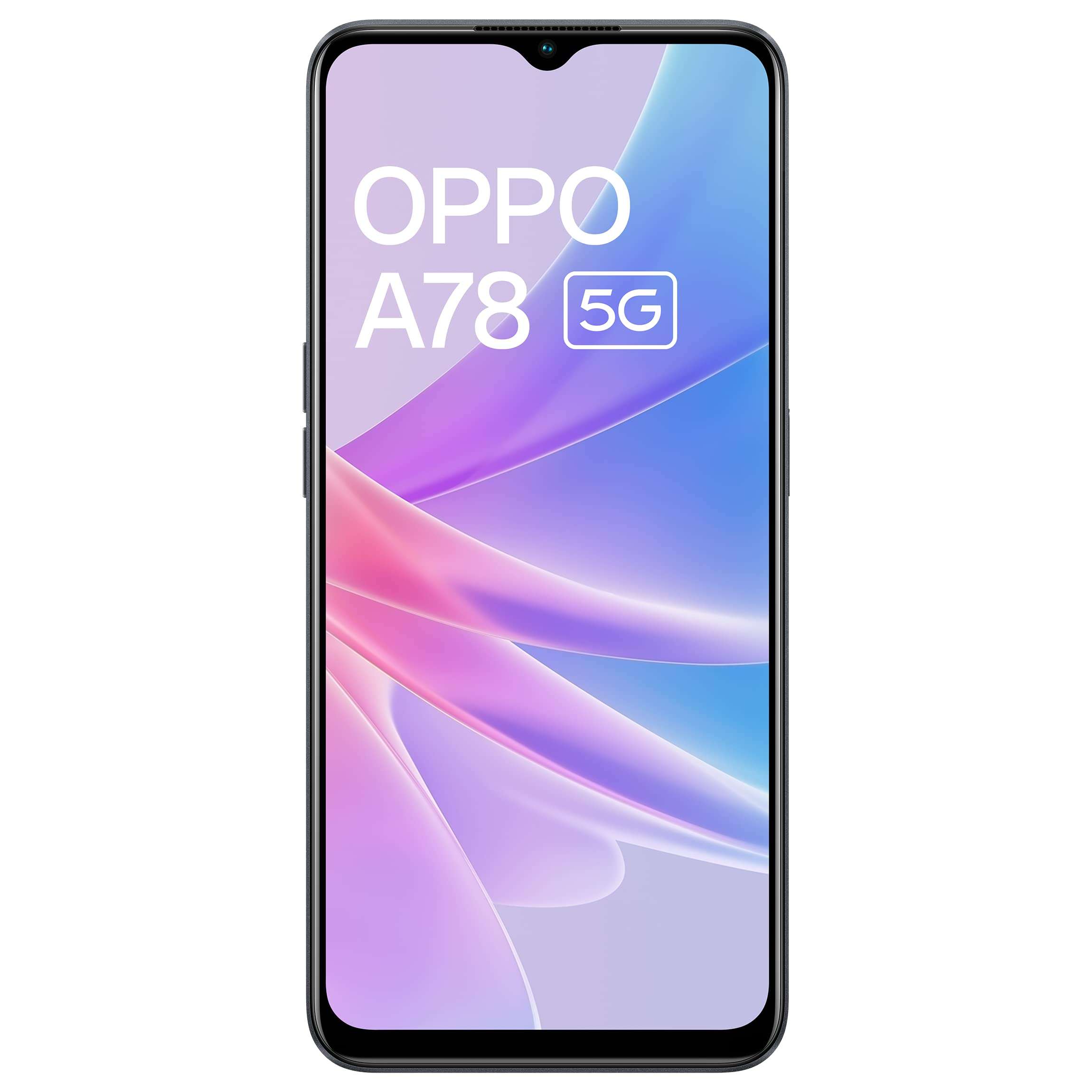 Oppo A78 5G (Glowing Black, 8GB RAM, 128 Storage) Without Offers 2