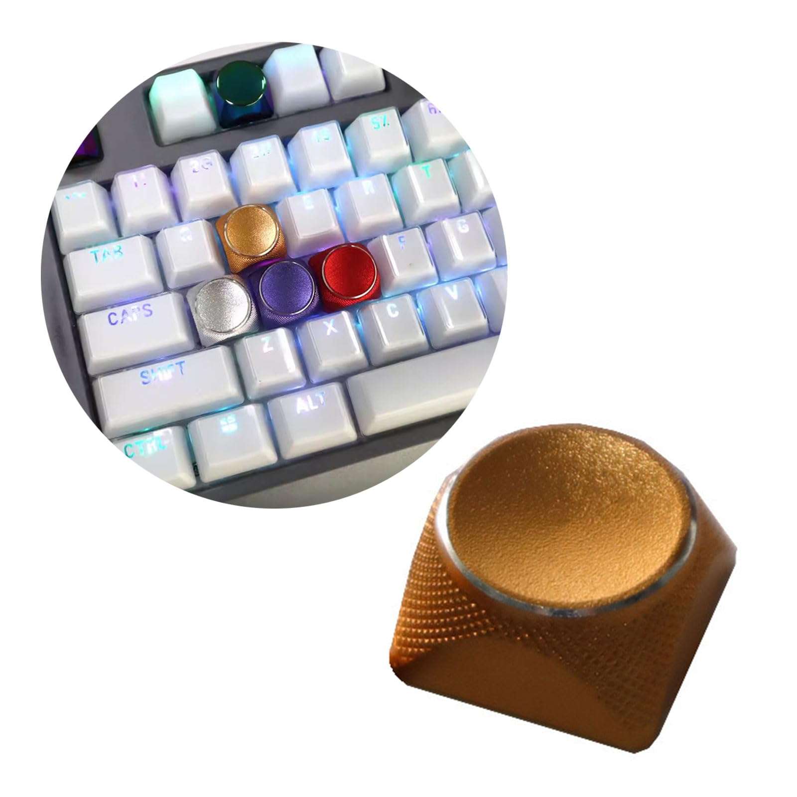 Key Cap Only Keyboard Aluminum Alloy Key Cap 1 Key Mechanical Keyboard XDA Game Key Cap 3