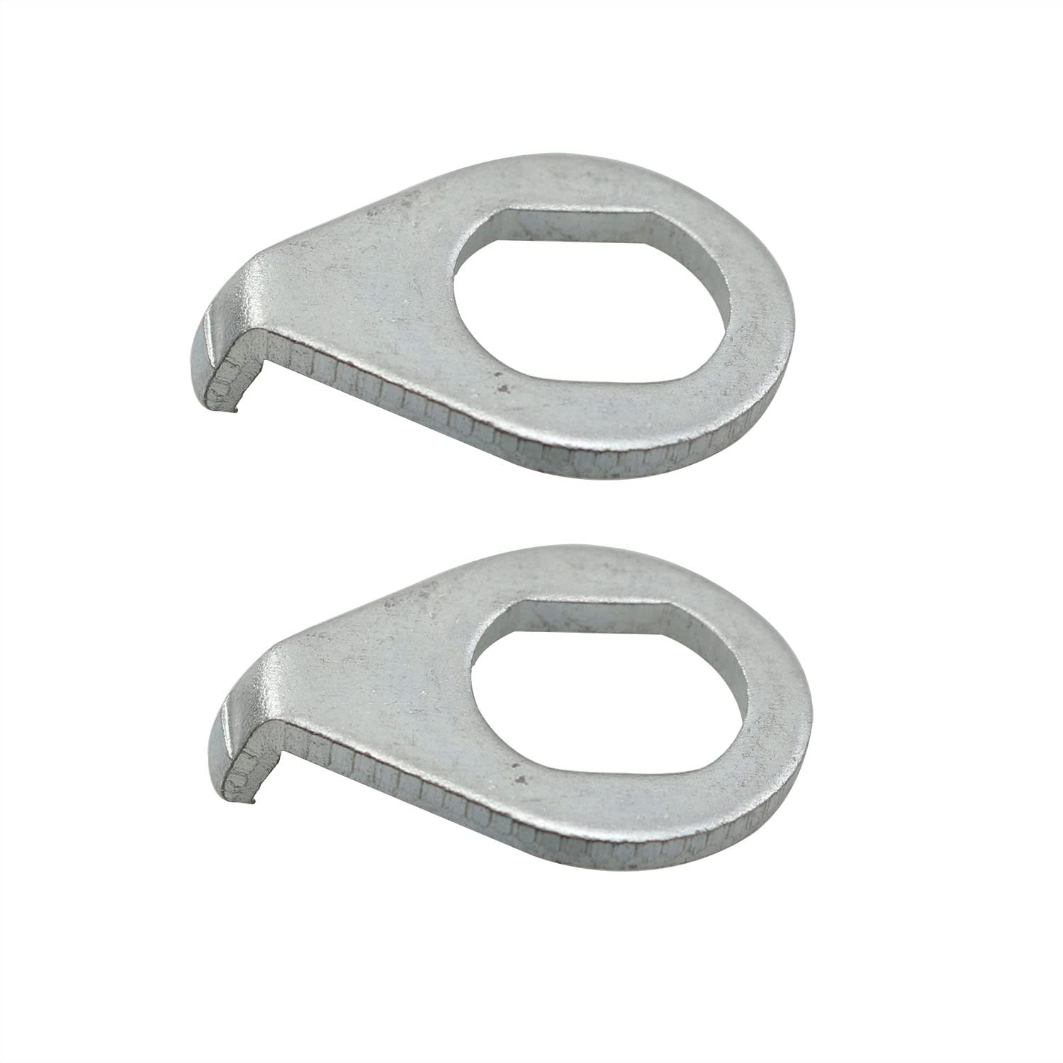 PZRT 2pcs Bike Wheel Hub Hook Washer Bicycle Hub Safety Washer Hub Retaining Clip for Front Wheel, Silver 1