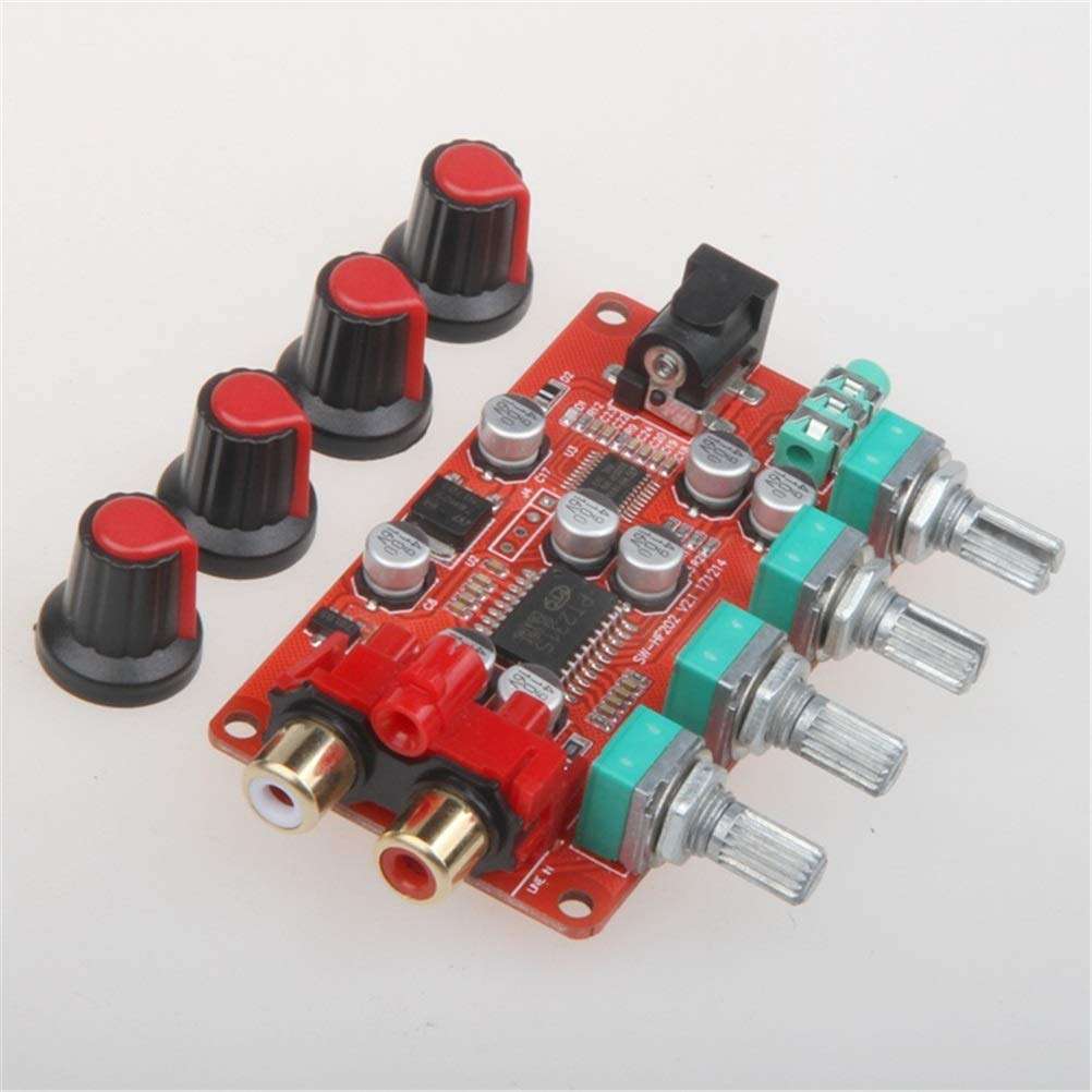 Tone Board Preamplifier Tweeter Bass Volume Control Preamp Audio Processor for Amplifier Board Home Theater 4