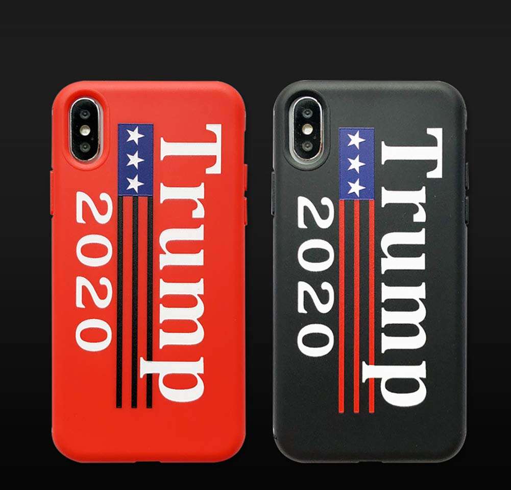 Trump 2020 Phone Case for iPhone X, Donald Trump Case for iPhone Xs Case, Black 4
