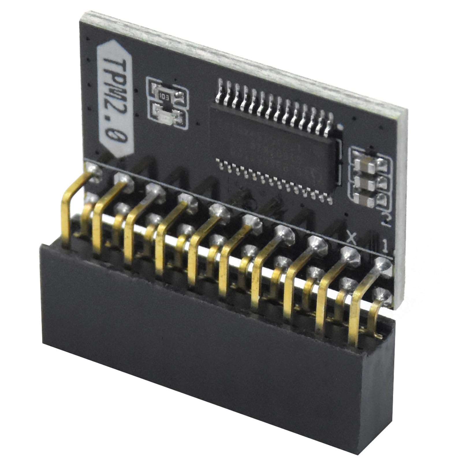 EAJONC TPM 2.0 Security Module for GIGABYTE & ASUS Motherboards, 20-Pin LPC Interface (2.54mm Pitch), Windows 11 Upgrade & BitLocker Compatible, High-Performance Security Chip 1