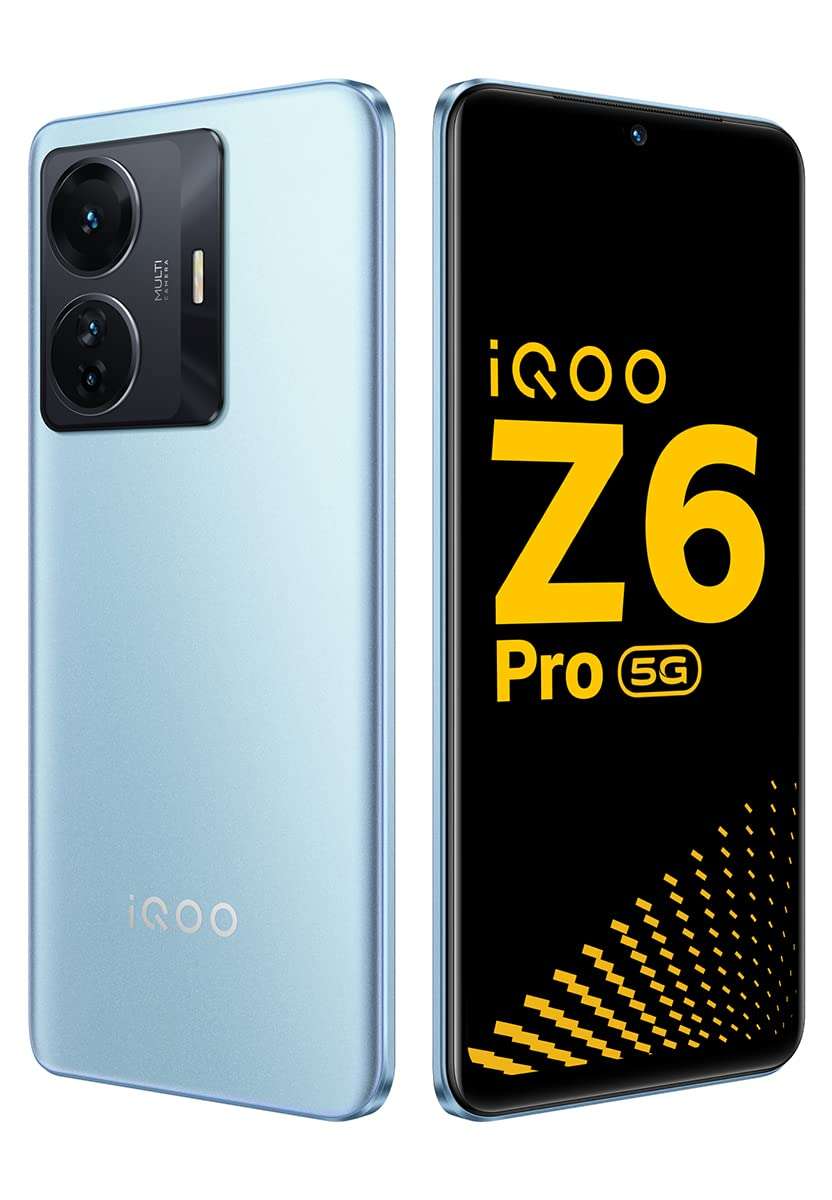 iQOO Z6 Pro 5G by vivo (Legion Sky, 6GB RAM, 128GB Storage) | Snapdragon 778G 5G | 66W FlashCharge | 1300 nits Peak Brightness | HDR10+ 6