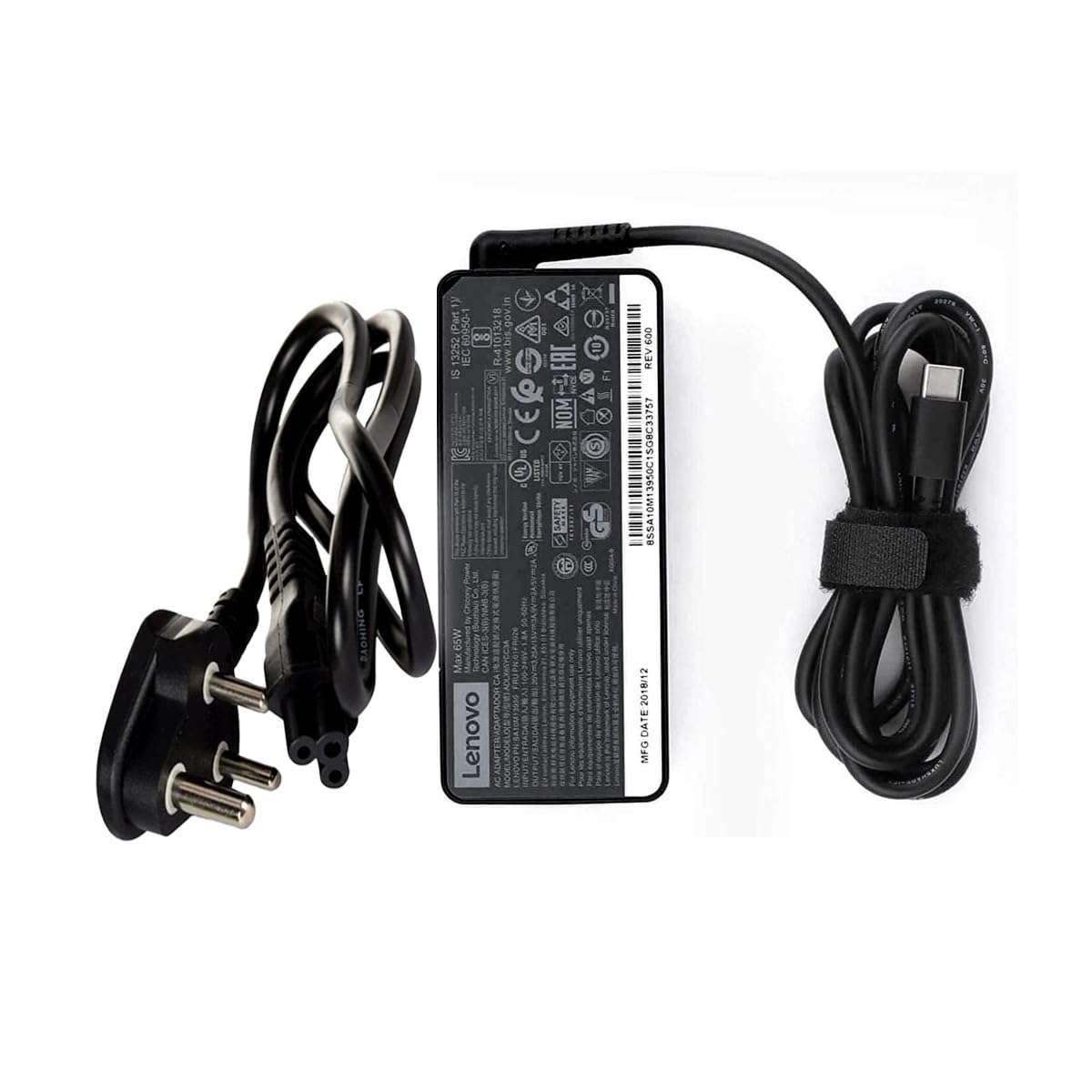 Fugen Power Cable Laptop Adapter Charger 65w 20V/3.25A Type -C for Think-Pad T480, T480s, T580, T580s, E480, E485, E490, E495, L480, L580, Yoga T490S, T590 6