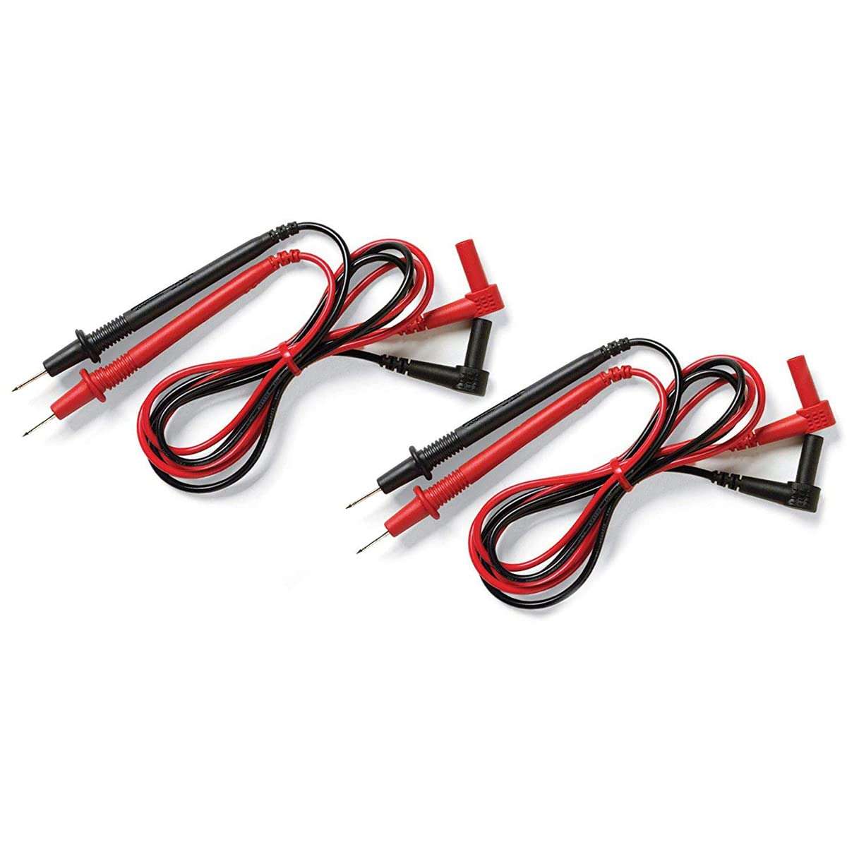 2Pair Banana Plug Multimeter Probe Pen Testing Connecting Cable Stick 2.6Ft 1000V Black Red for Digital Multimeter Meter Multi Tester Lead Wire Voltmeter 5