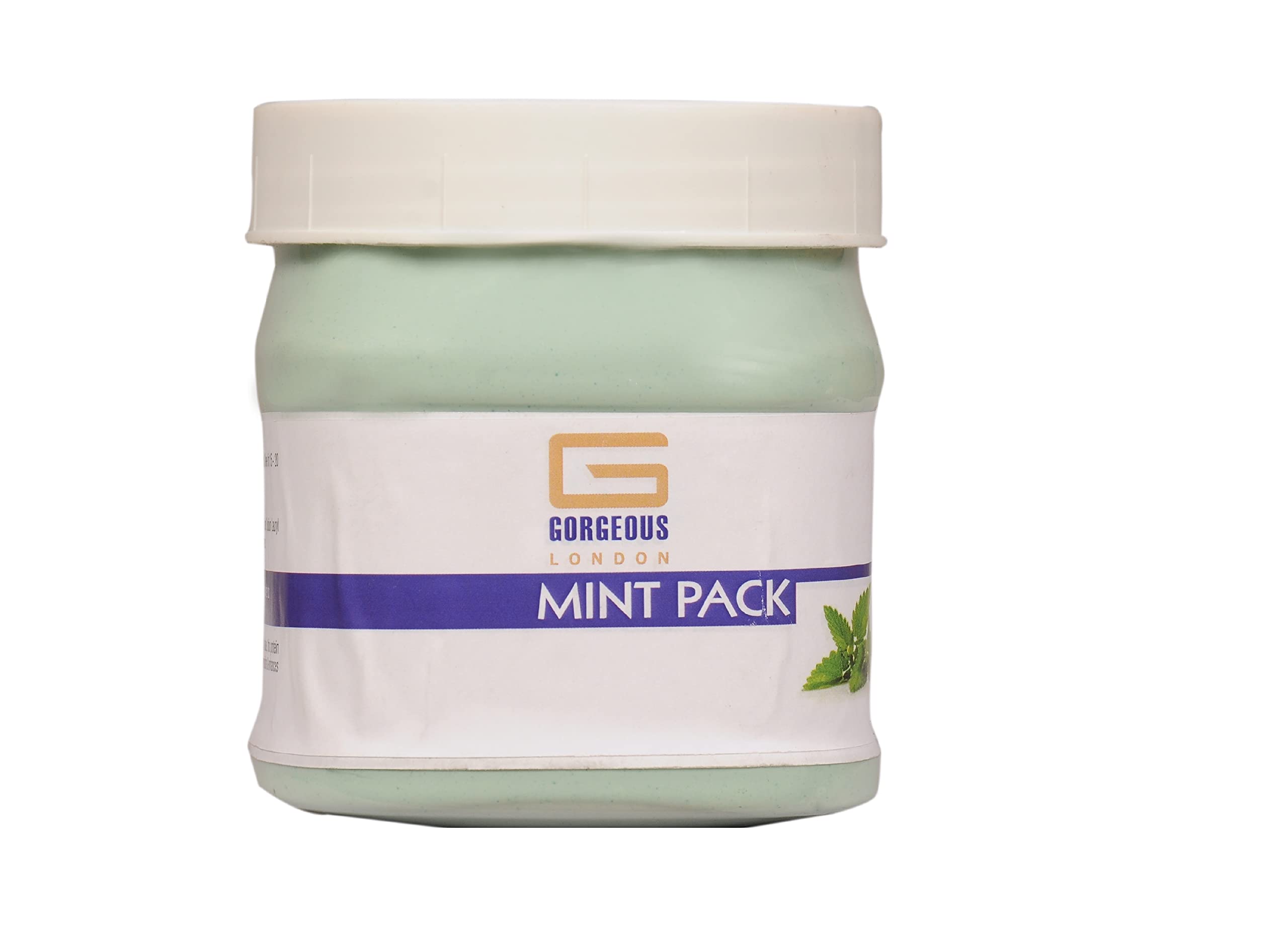 Gorgeous London Mint Pack 450gm Enriched with Prooerties of Papaya Extract, Vitamin -E, Glycerin& Aloevera 1