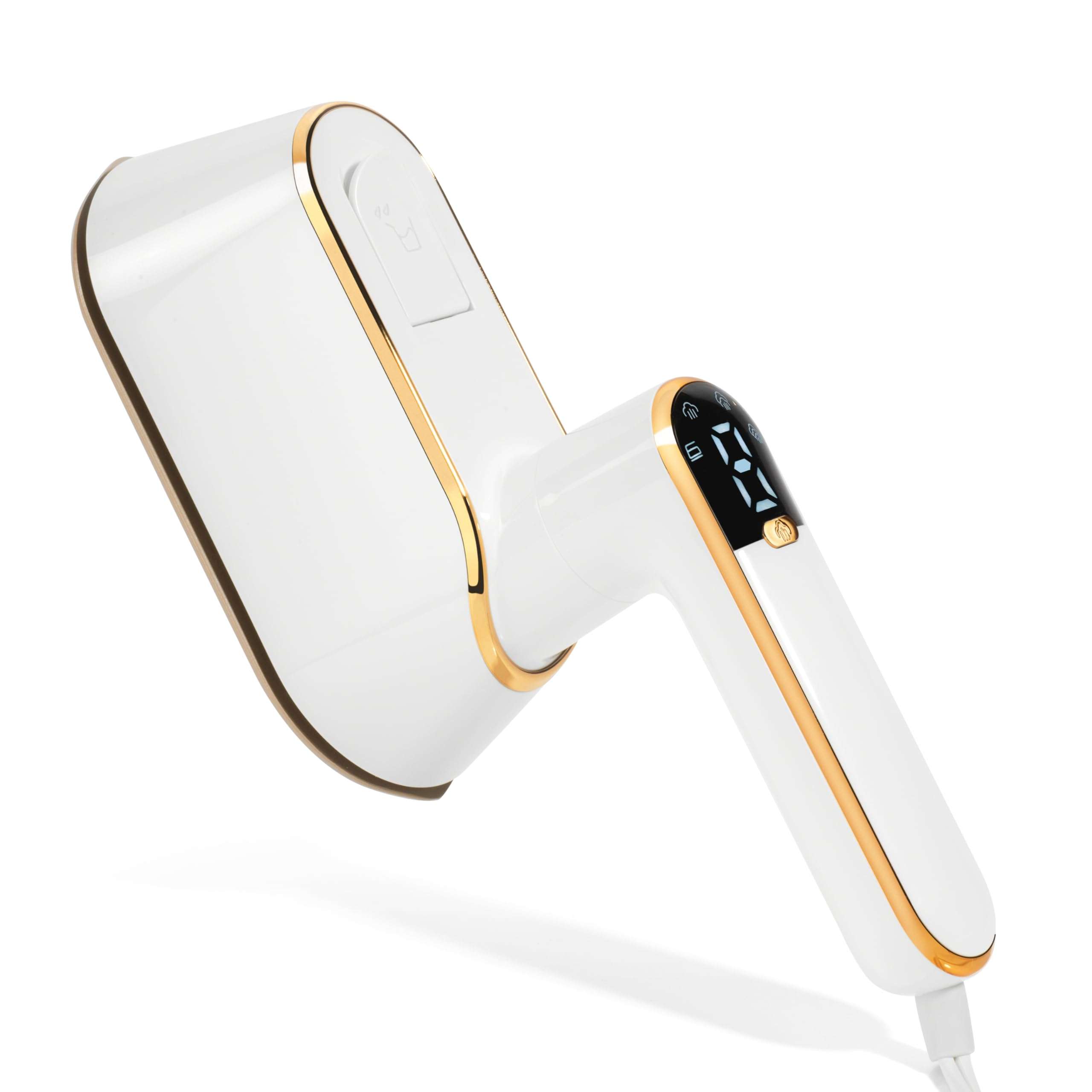 Mr Wrinkle Portable Mini Travel Steamer with LCD Screen Display - 1200W Powerful Handheld Clothing Iron for Travel, Home, Dorm 1