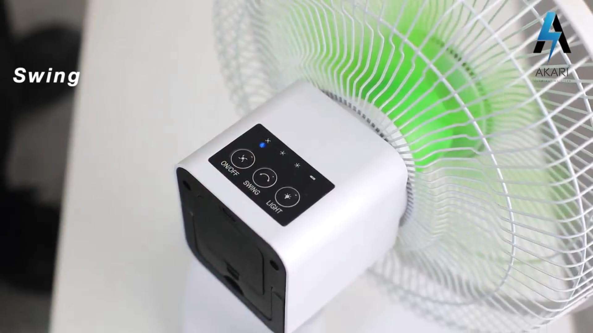 Akari Ak- 8110 Table Fan, CEILING Fan, 2 in 1 with AC/DC Multifucnctional Facility fan and Emergency LED Light, Oscilating Fan, Powerful Table fan,(Any Color will be sent) 3