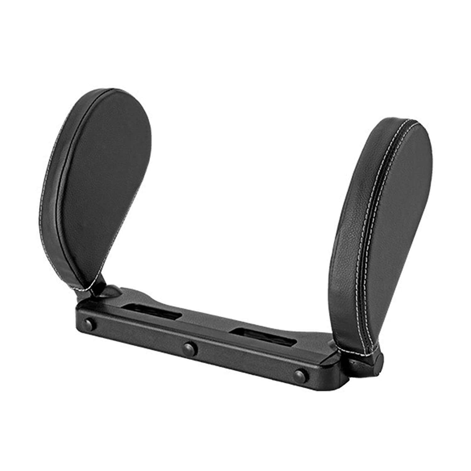 Dravizon Car Seat Headrest Pillow, Head Neck Support Detachable, Premium Seat Head Pillow,180 Degree Adjustable Both Sides Travel Sleeping Cushion for Kids Adults (Black) 6