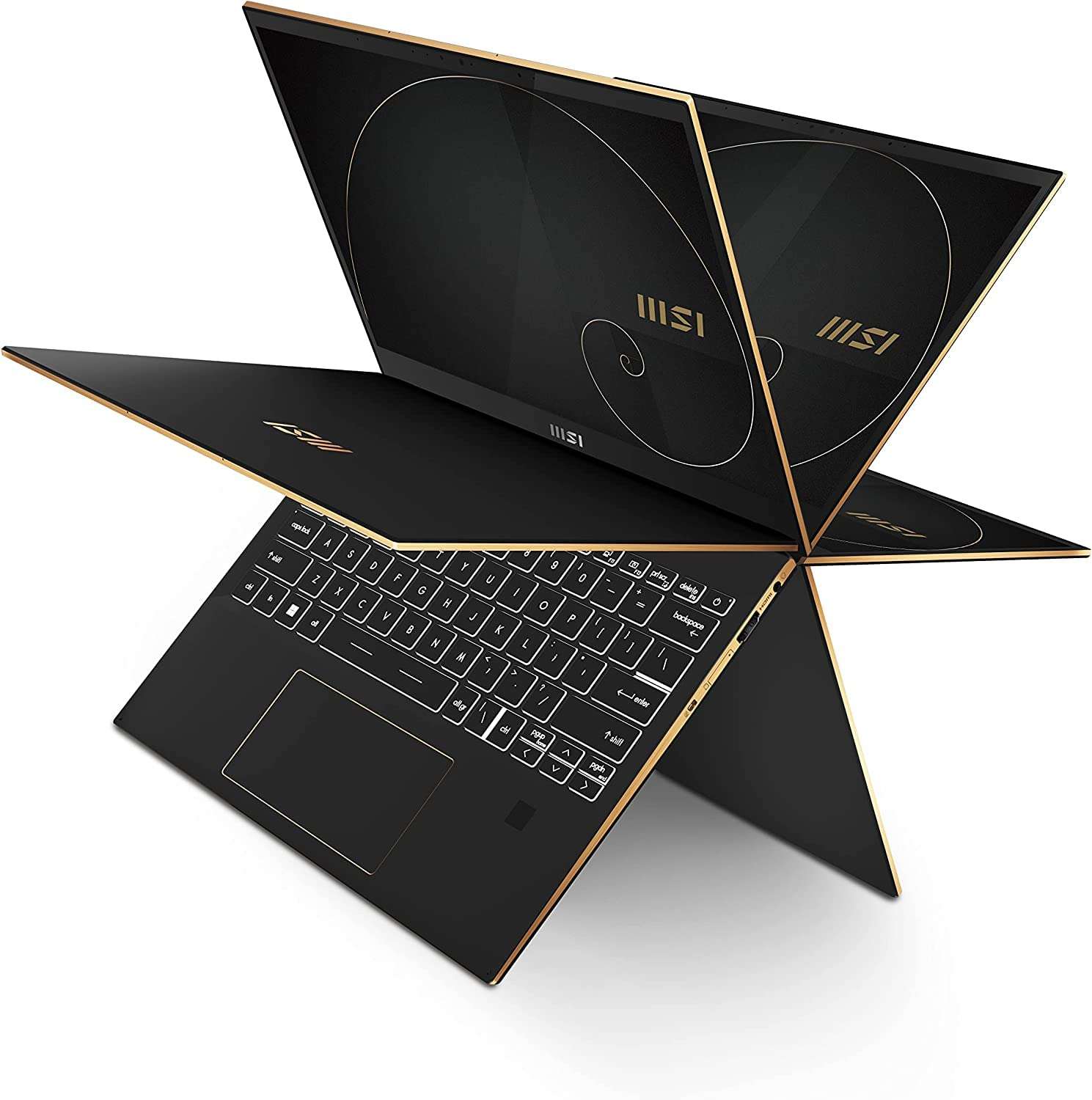 MSI Summit 13.4" Touchscreen 2-in-1 Intel Evo Platform Laptop - 12th Gen Intel Core i7-1280P - 1920 x 1200 - 120Hz - Windows 11 w/HDMI Cable (16GB LPDDR5 RAM | 512GB PCIe SSD) 2