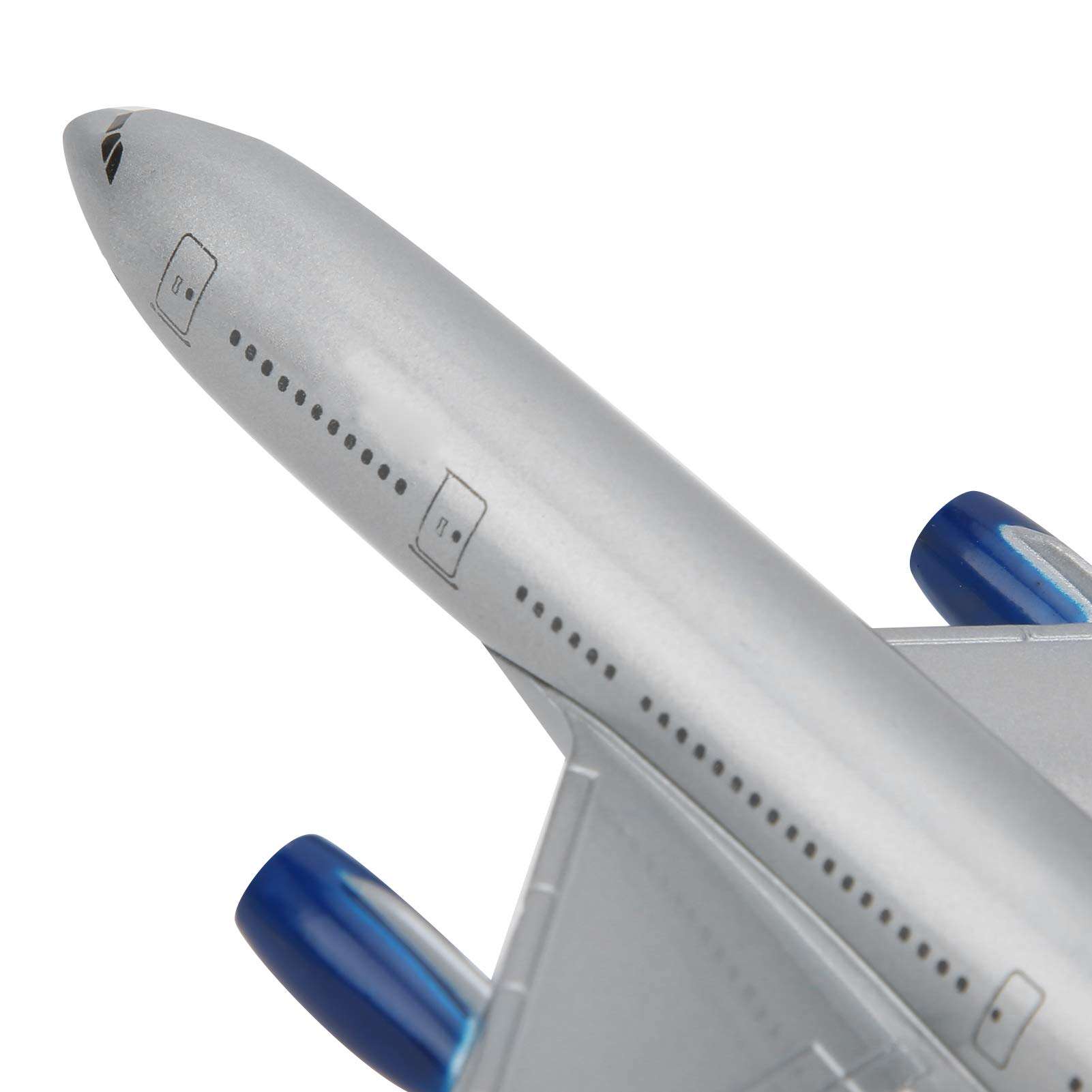 Fly Model, with Base Bracket Alloy Airplane Model, Beautiful Corrosion Resistance High Hardness for Kids Aviation Collection Office((Russia 330))