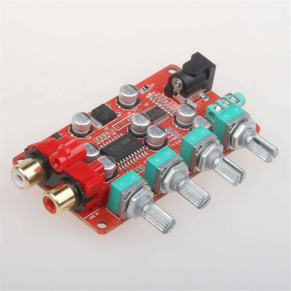 Tone Board Preamplifier Tweeter Bass Volume Control Preamp Audio Processor for Amplifier Board Home Theater 6