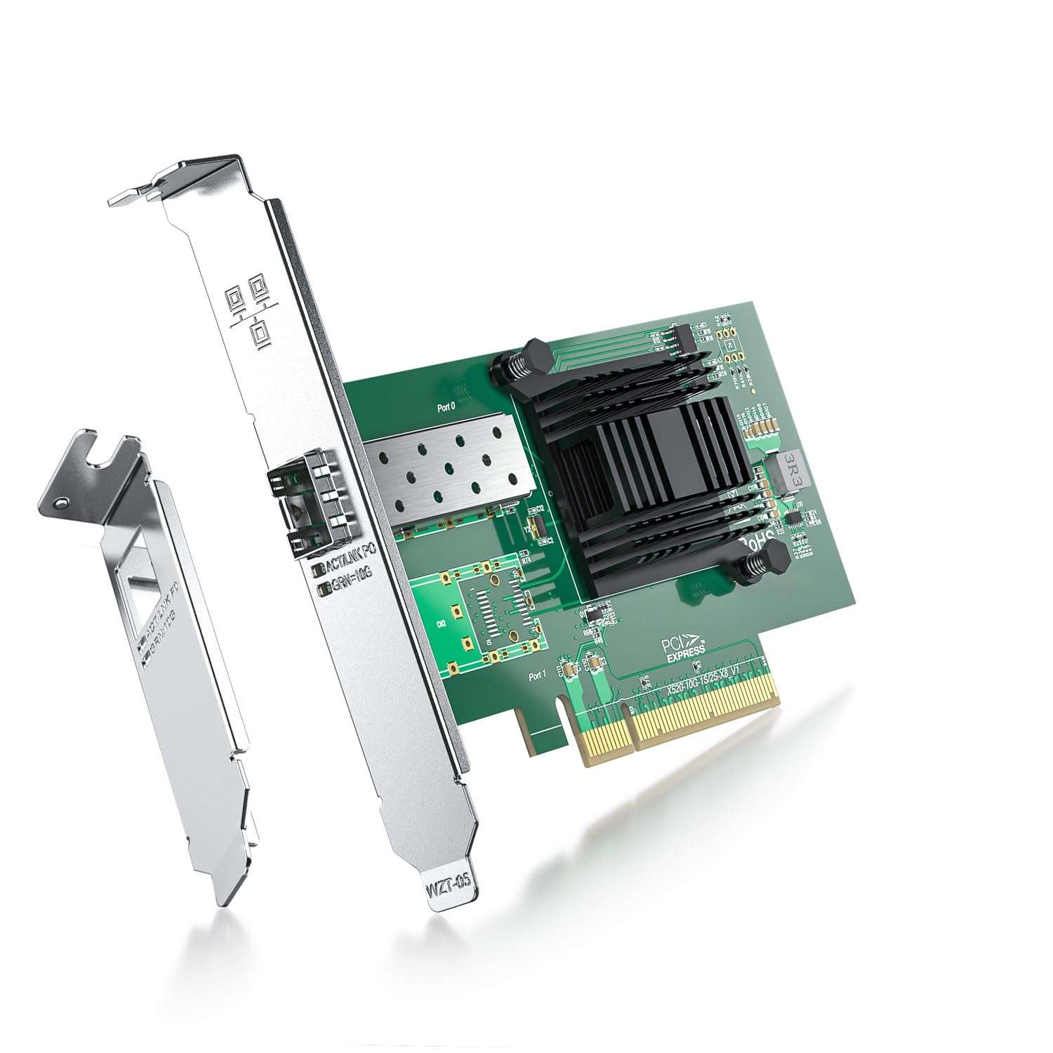 1 Pack ipolex X520-DA1, 10GbE Network Card and 1 Pack 10GBase-LR Fiber Module 3