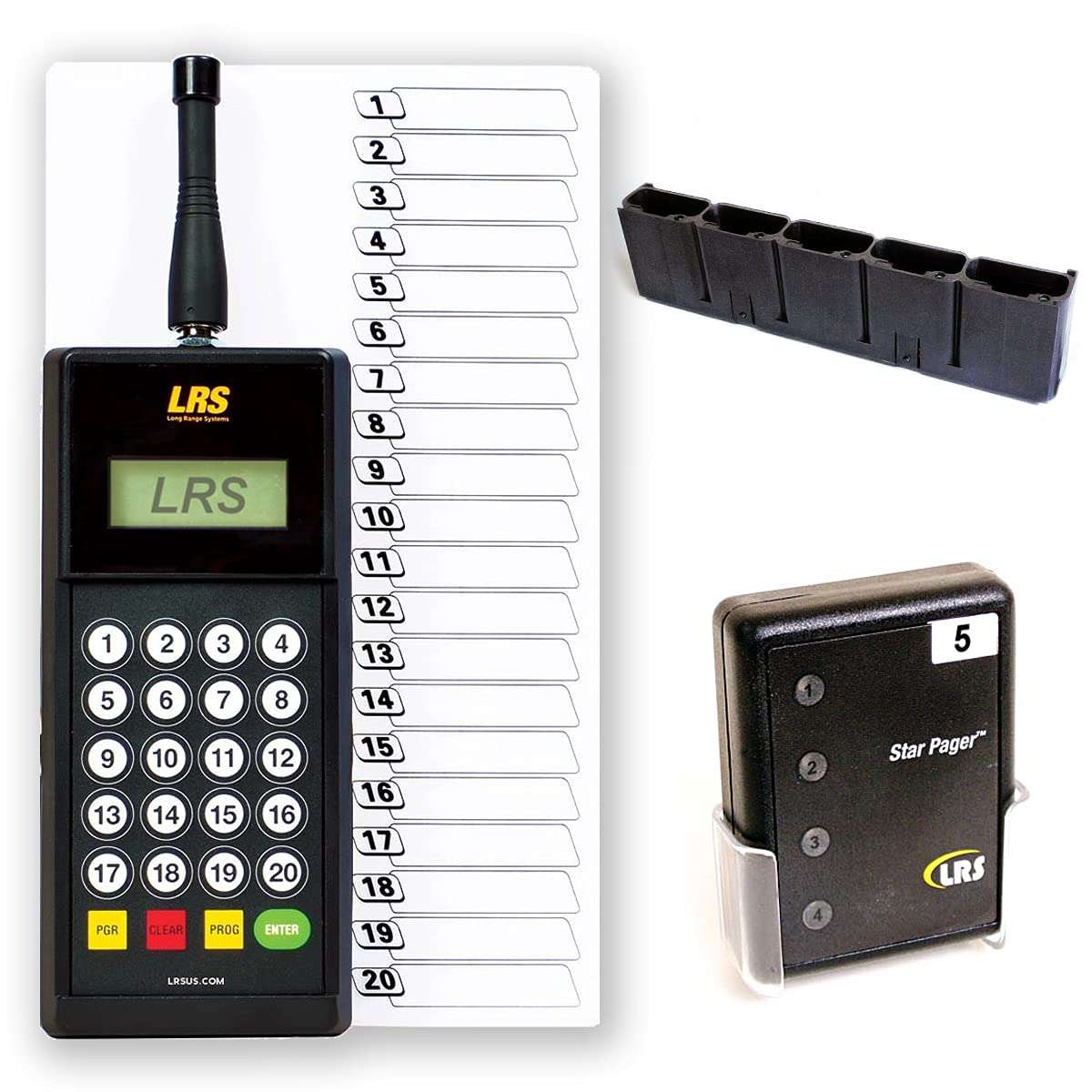 Restaurant Server System Kit with 5 Pagers…