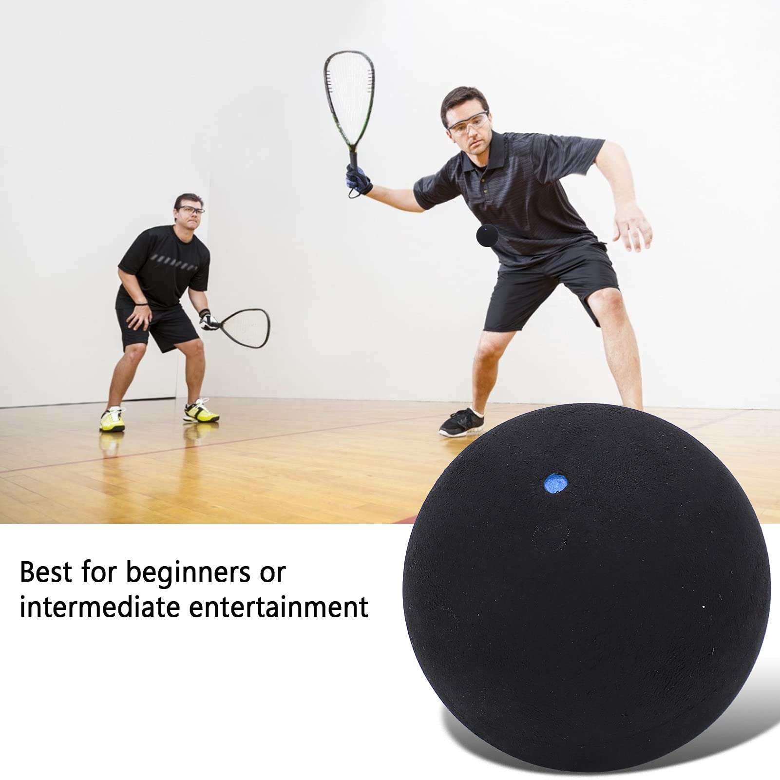 Meiyya Sports Squash Ball Sports Squash Ball Racquet Ball Ball Elastic Ball Squash Training,Professional Design Squash Ball Easy to Carry for Practice 5