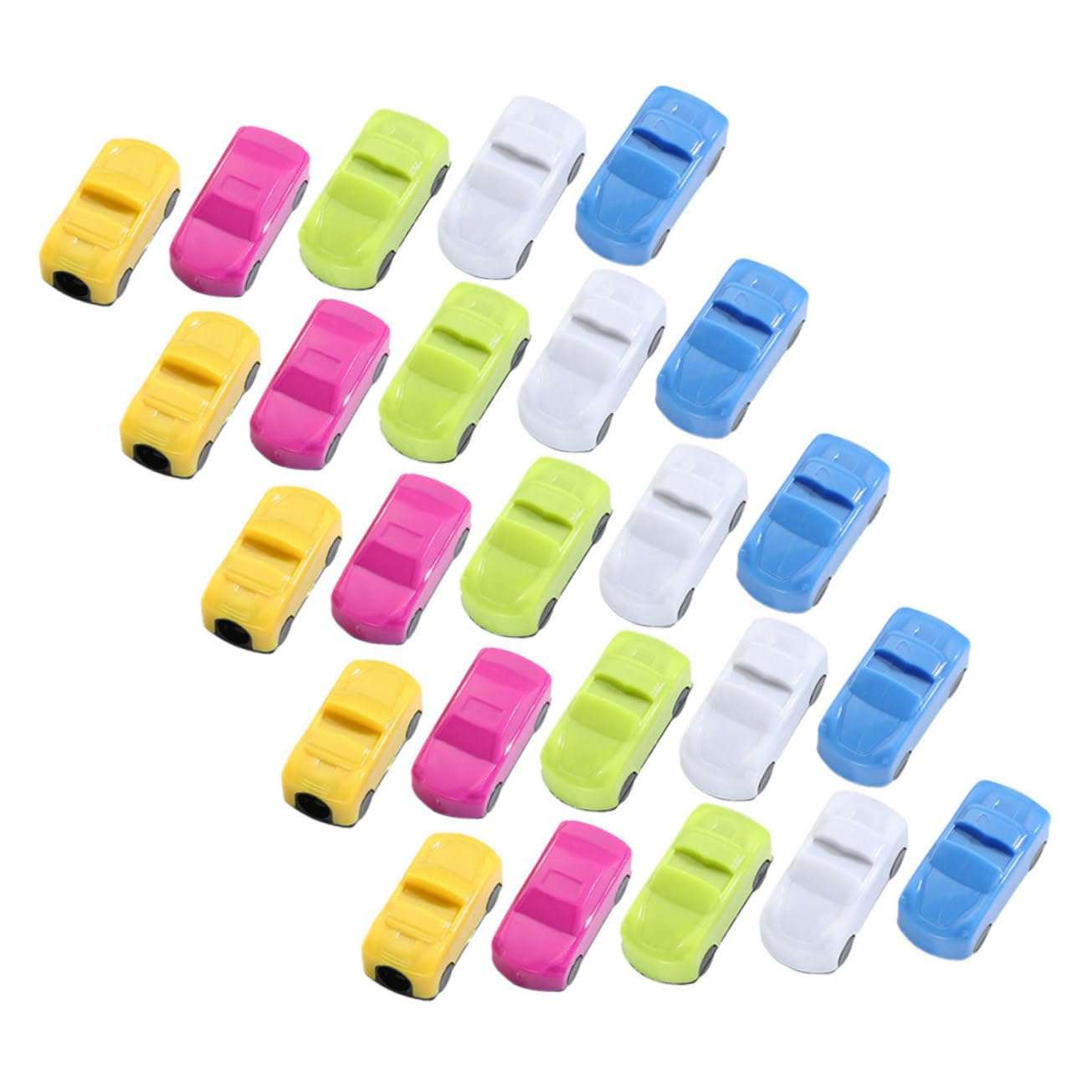 HOMSFOU 25pcs Cartoon Pencil Sharpener Small Pencil Sharpener Stationery School Supplies Plastic 1