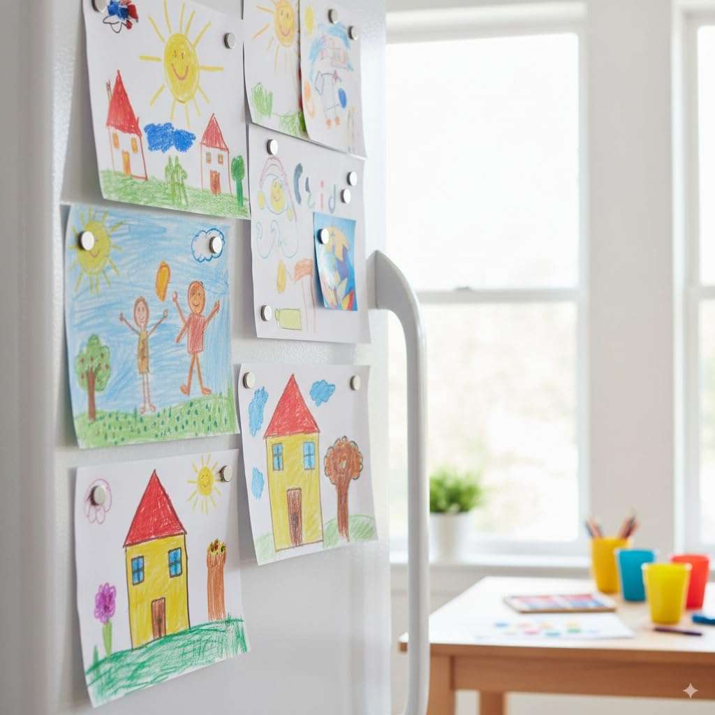 Pack of 100 - Ultra-Strong Mini Neodymium Disc Magnets 4 mm × 1.5 mm – Premium N35 | Ideal for Craft Projects, Model Making, School, Office & DIY Organizing 6