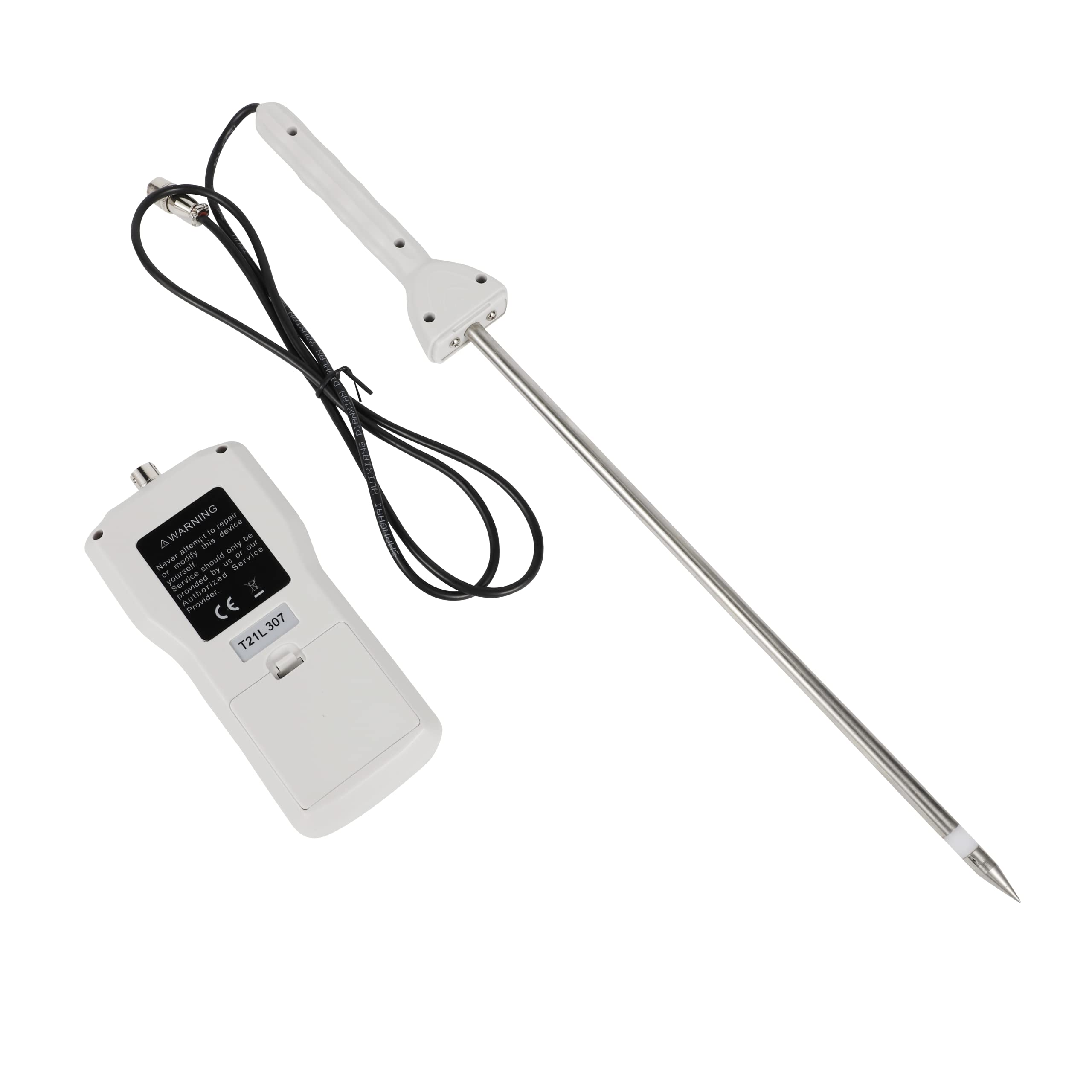 VTSYIQI High Frequency Portable Chemical Industry Moisture Meter with Range 0 to 60 Percent Sand Coal Powder Moisture Content Measuring with LCD Display 3