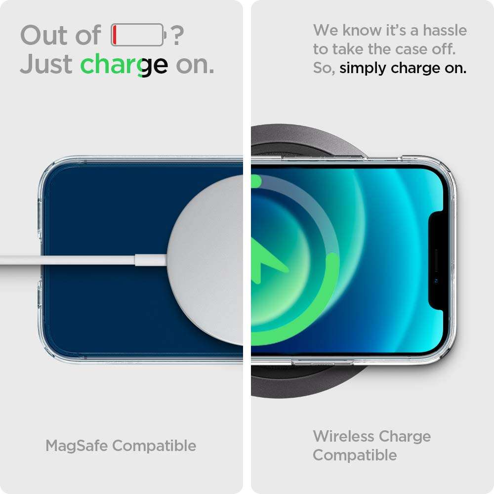 Spigen for iPhone 12 Mini Case, Ultra Hybrid [No Magnet Ring][Anti-Yellowing] - Crystal Clear 6