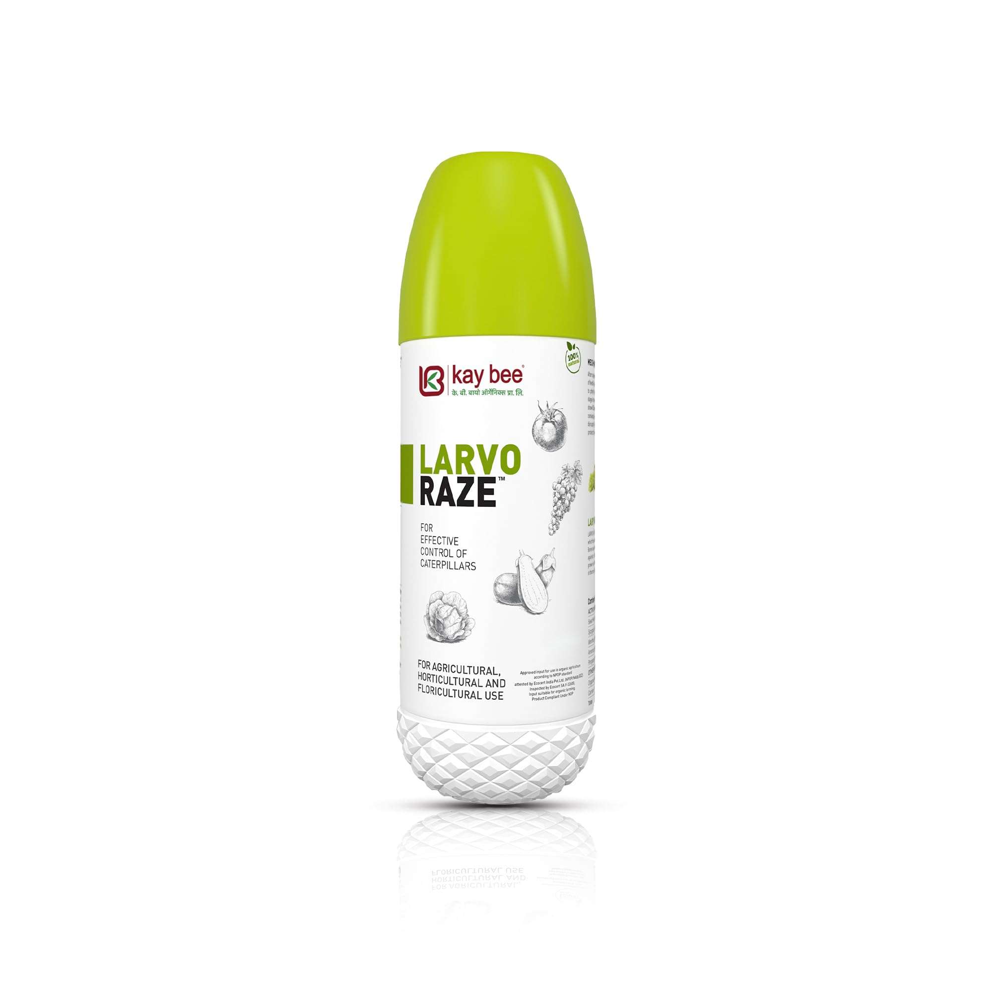 Kay Bee Larvo Raze | Organic Larva Control for Plants | Natural Larva Control for Crops - 500 Ml 1