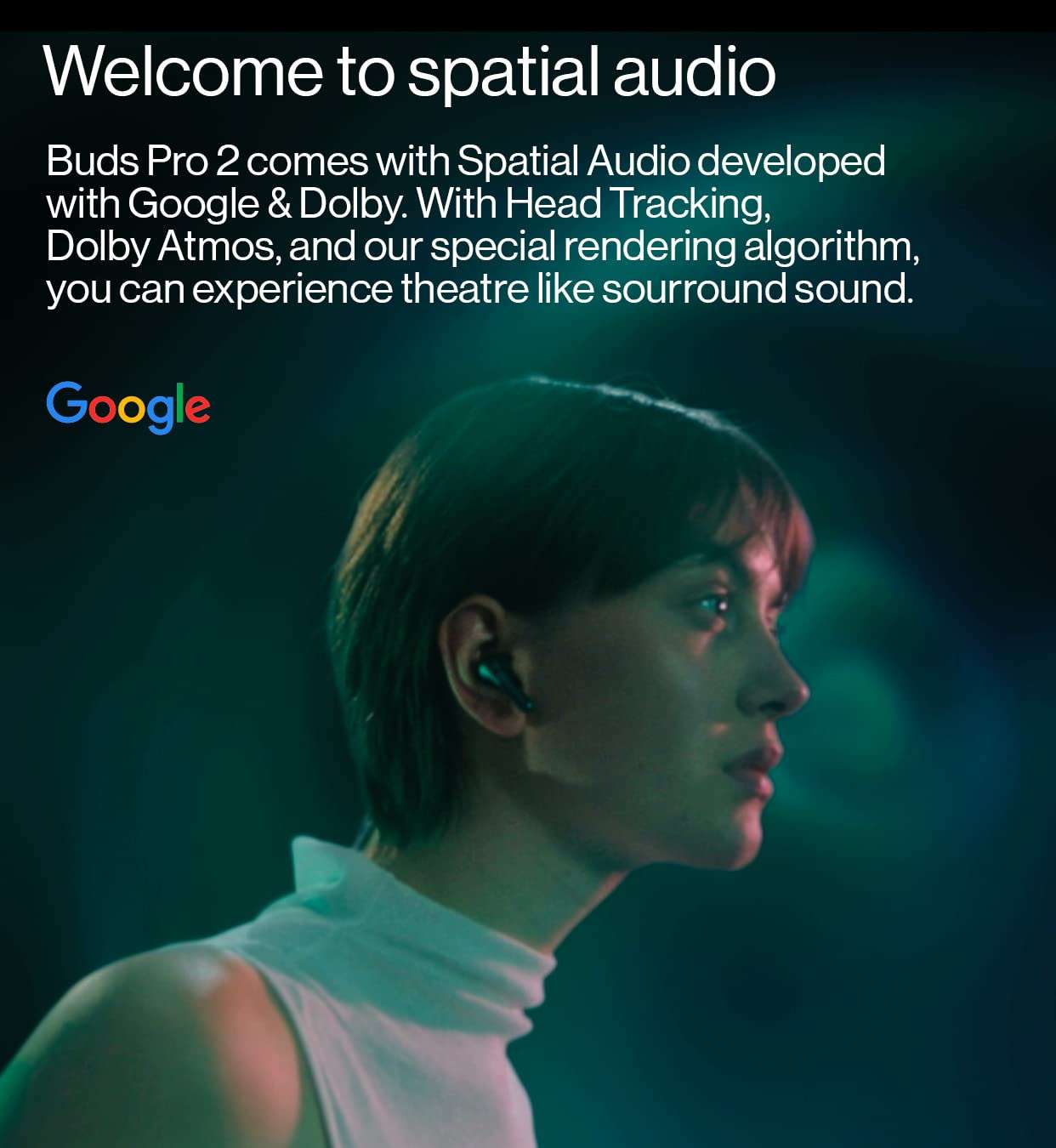 OnePlus Buds Pro 2 Bluetooth TWS in Ear Earbuds, Spatial Audio Dynamic Head Tracking,co-Created with Dynaudio,Upto 48dB Adaptive Noise Cancellation,Upto 40Hrs Battery[Green] 4