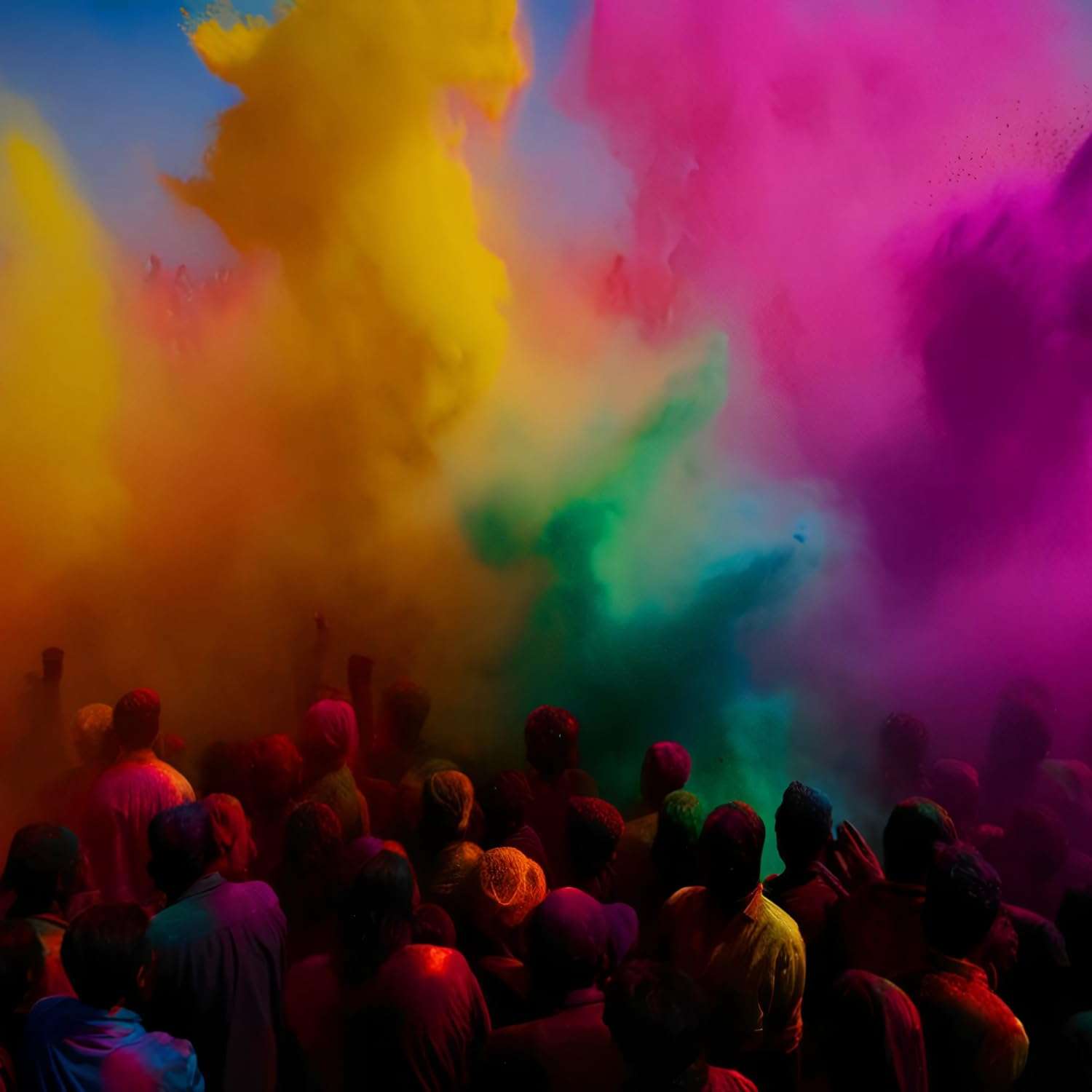 DRYPHON Herbal Gulal Holi Colors Pack of 5 Organic Holi Colours for Holi Celebration | Skin Friendly Natural Gulal for Holi | Non-Toxic, Chemical-Free, Vibrant Long-Lasting Colors 6