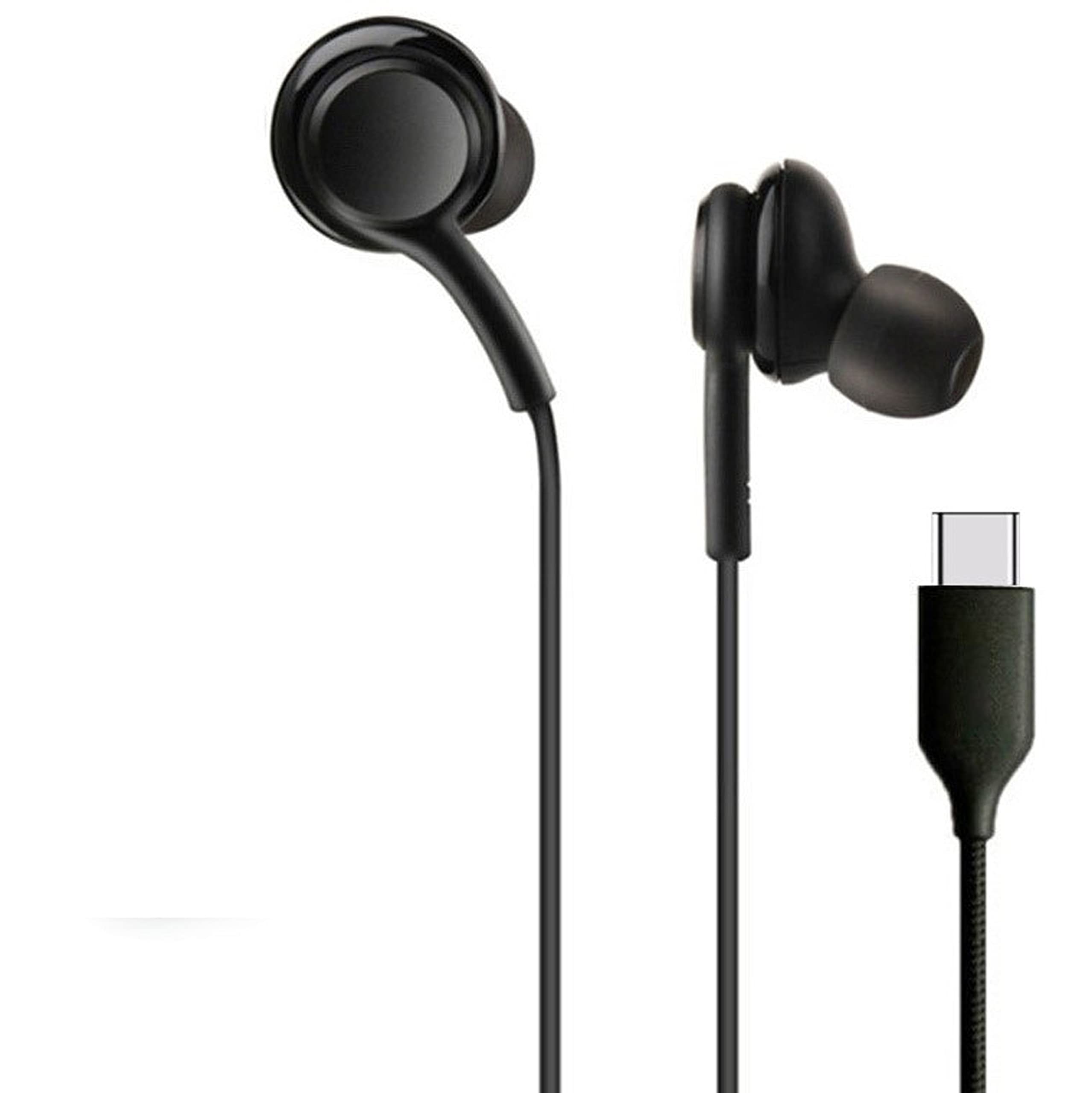 Earphone for Samsung Galaxy Trend II Duos S7572 , Samsung Galaxy V , Samsung Galaxy V Plus Samsung Galaxy Victory 4G LTE L300 , Samsung Galaxy View, Samsung Galaxy W , Samsung Galaxy W I8150 , I 8150, Samsung Galaxy Win I8550 , I 8550 in Ear Wired Earphones with Mic, Type C Jack, 10mm Dynamic Drivers, Extra Bass, Magnetic Latch, 1.2M Nylon Braided Wire .RZC2 (BLACK) 3